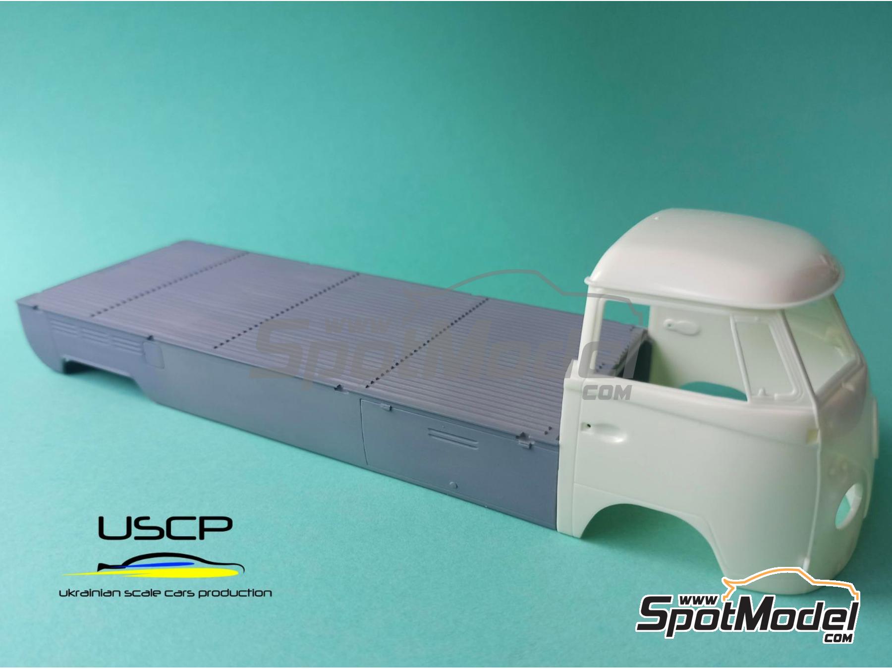 Image 4: Volkswagen Transporter T1 Renntransporter Long | Transkit in 1/24 scale manufactured by USCP (ref.&nbsp;24T039)