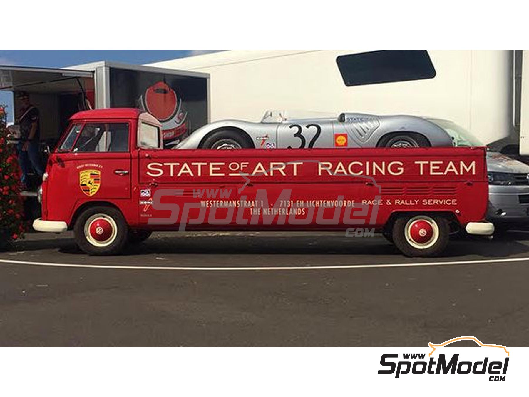 Image 6: Volkswagen Transporter T1 Renntransporter Long | Transkit in 1/24 scale manufactured by USCP (ref.&nbsp;24T039)