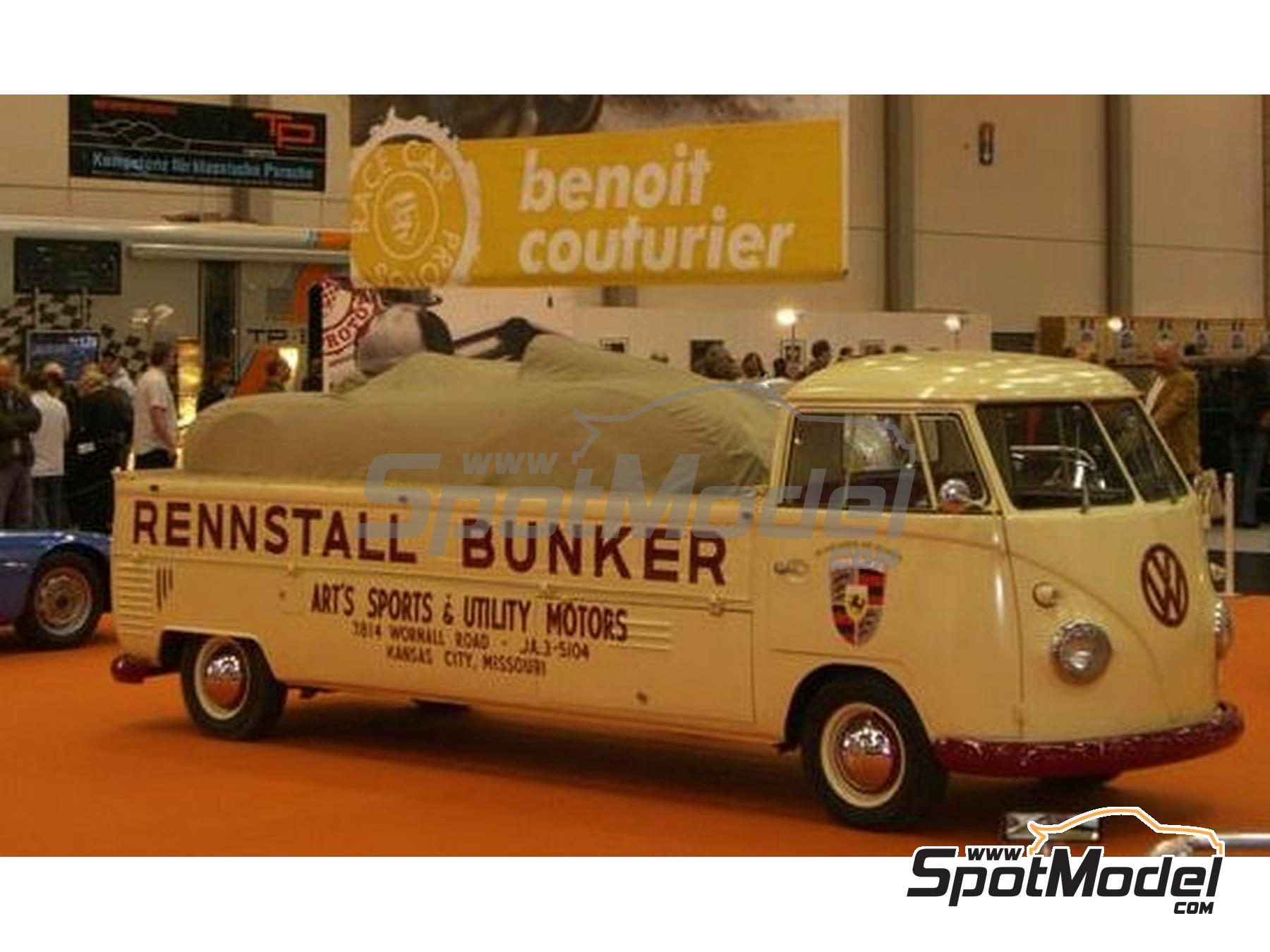 Image 8: Volkswagen Transporter T1 Renntransporter Long | Transkit in 1/24 scale manufactured by USCP (ref.&nbsp;24T039)