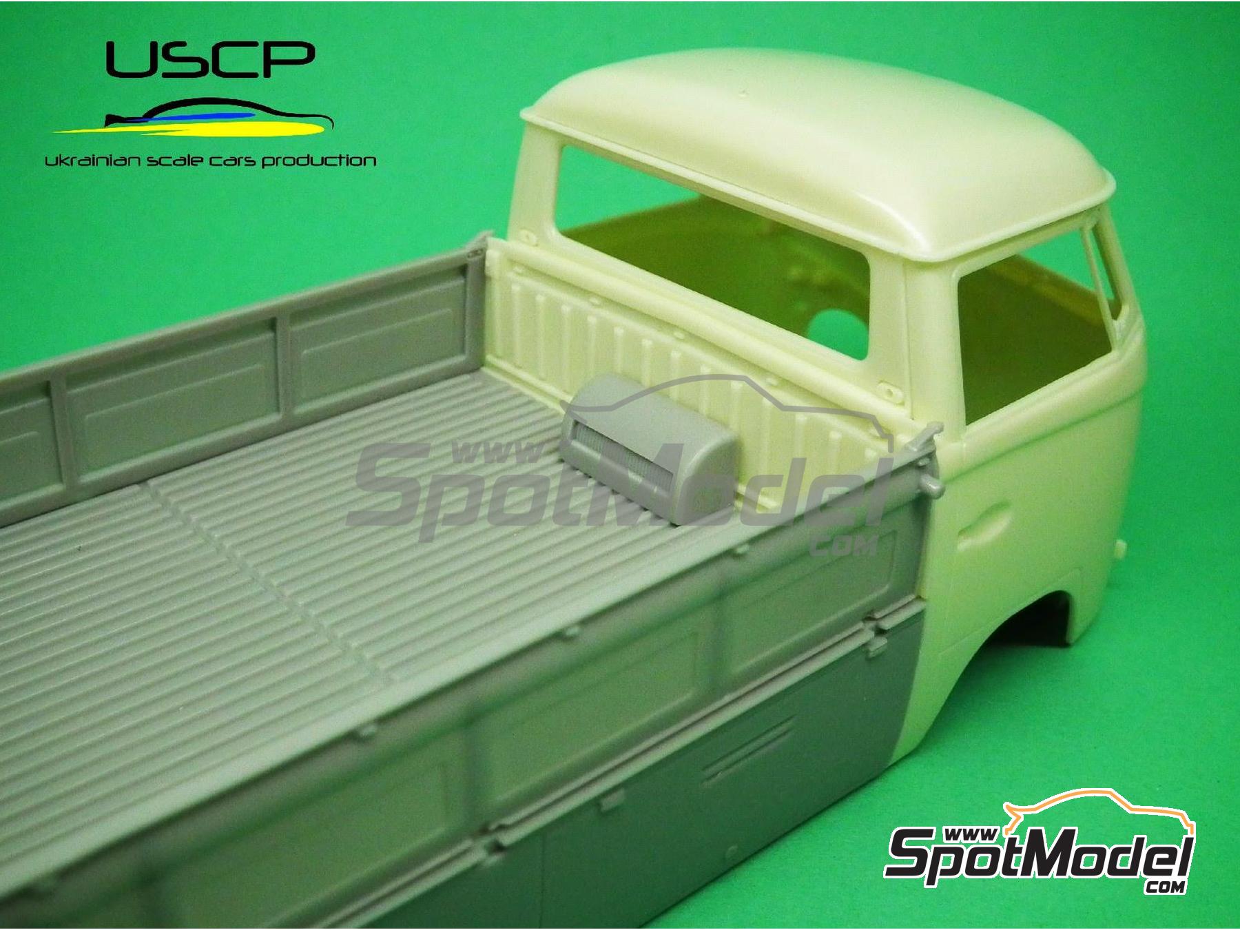 Image 15: Volkswagen Transporter T1 Renntransporter Long | Transkit in 1/24 scale manufactured by USCP (ref.&nbsp;24T039)
