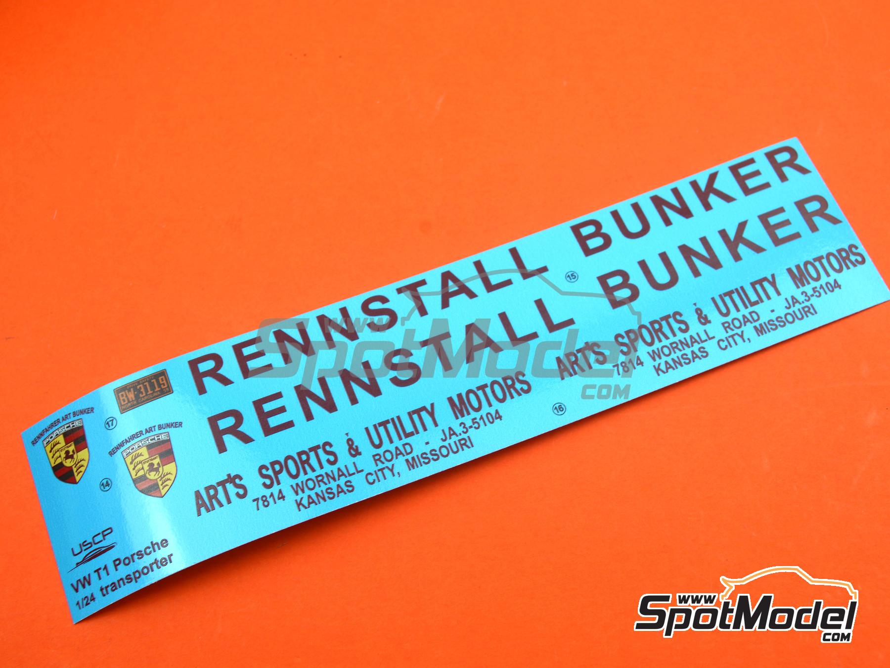 Image 20: Volkswagen Transporter T1 Renntransporter Long | Transkit in 1/24 scale manufactured by USCP (ref.&nbsp;24T039)