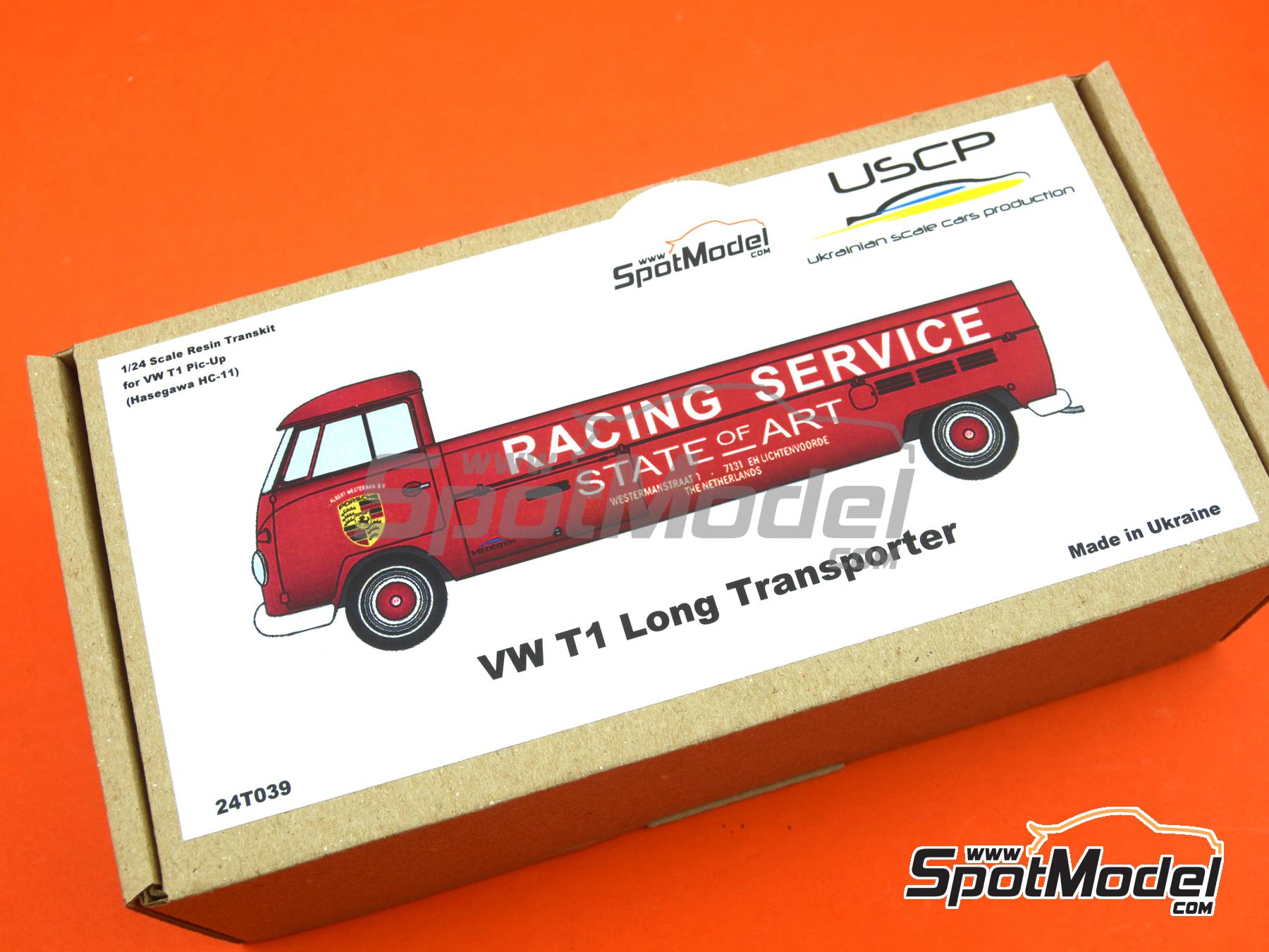 Image 30: Volkswagen Transporter T1 Renntransporter Long | Transkit in 1/24 scale manufactured by USCP (ref.&nbsp;24T039)