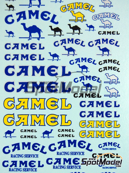 Camel | Decals in 1/24 scale manufactured by Virages (ref.&nbsp;VIR-015) image