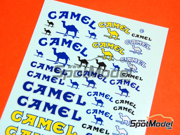Image 2: Camel | Decals in 1/24 scale manufactured by Virages (ref.&nbsp;VIR-015)