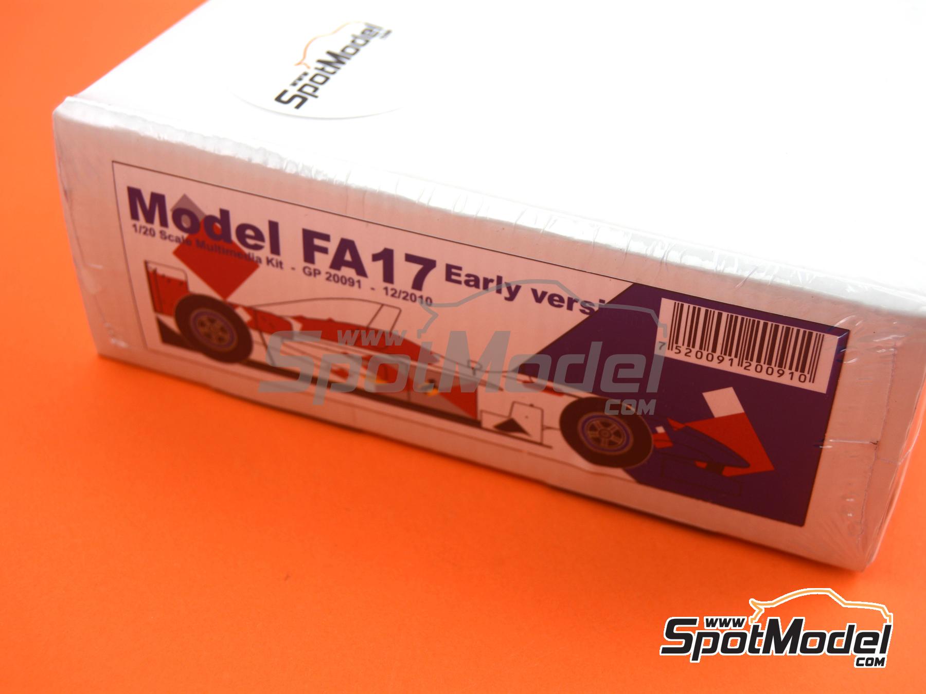 Image 3: Footwork Hart FA17 patrocinado por Philips, Termidor - Principio de temporada, Campeonato del Mundo de F1 1996 | Maqueta de coche en escala&nbsp;1/20 fabricado por Wolf Kits (ref.&nbsp;GP20091, tambien 7520091200910)