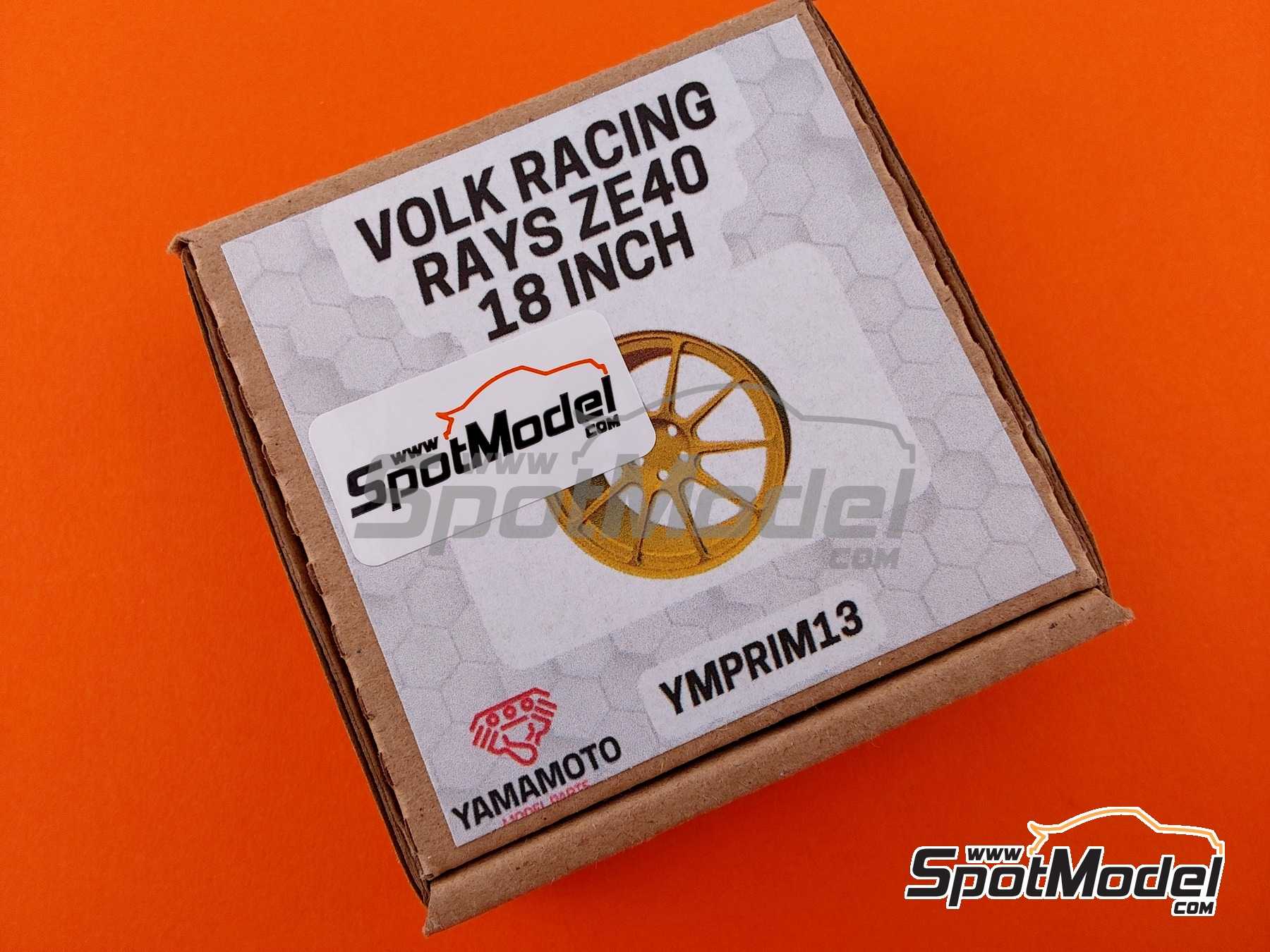 Image 4: Volk Racing Rays ZE40 18 inches | Rims in 1/24 scale manufactured by Yamamoto Model Parts (ref.&nbsp;YMPRIM13)