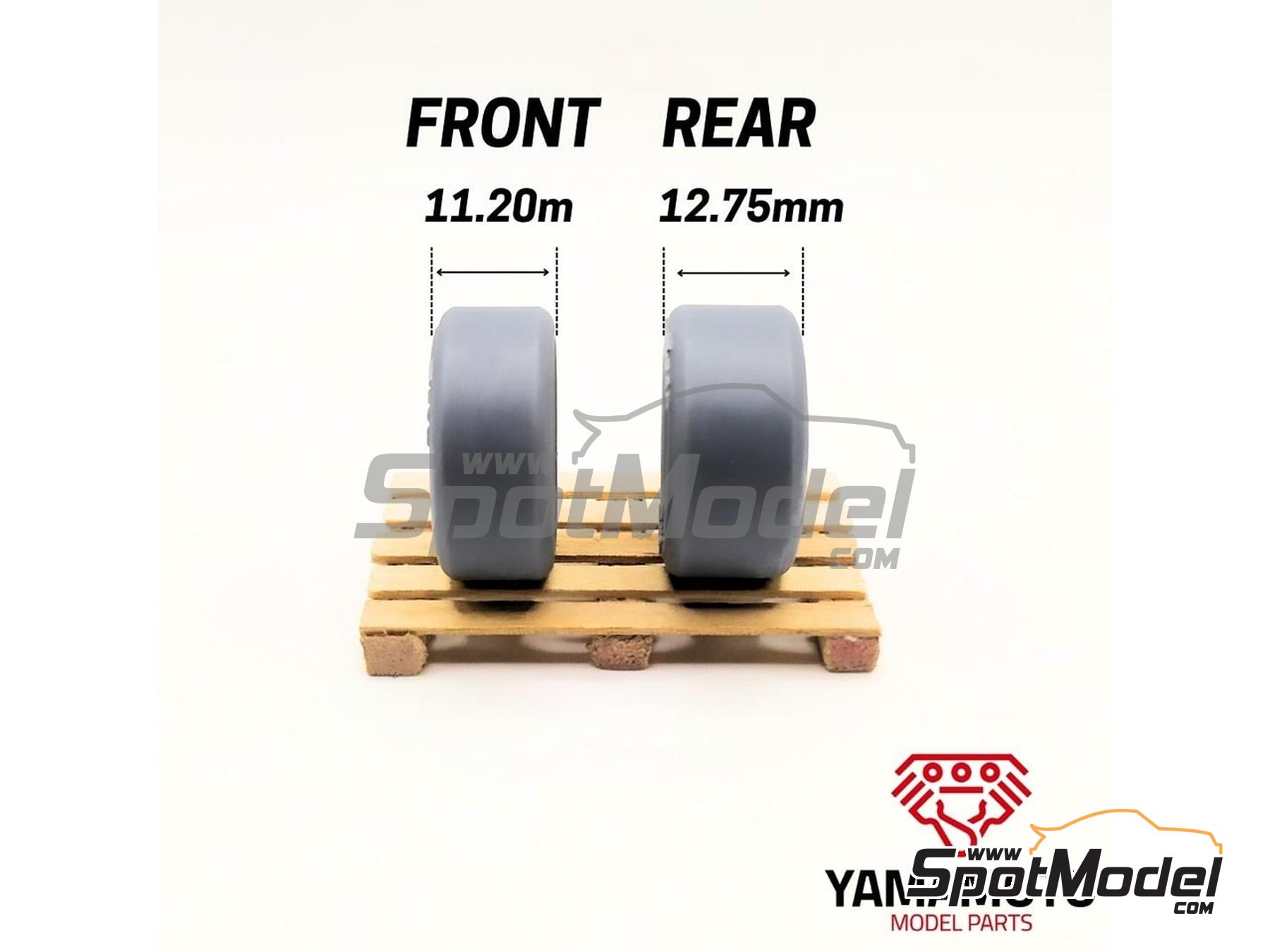 Image 5: Cragar 397 15 pulgadas | Set de llantas y neum&aacute;ticos en escala&nbsp;1/24 fabricado por Yamamoto Model Parts (ref.&nbsp;YMPRIM15)