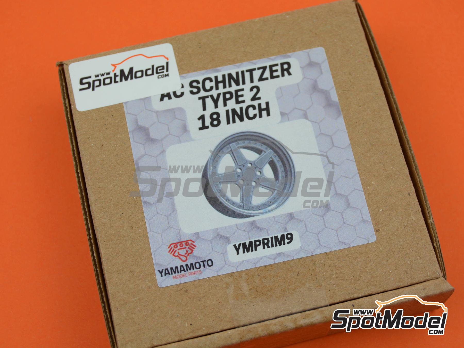 Image 4: AC Schnitzer Type 2 18 inches | Rims in 1/24 scale manufactured by Yamamoto Model Parts (ref.&nbsp;YMPRIM9)