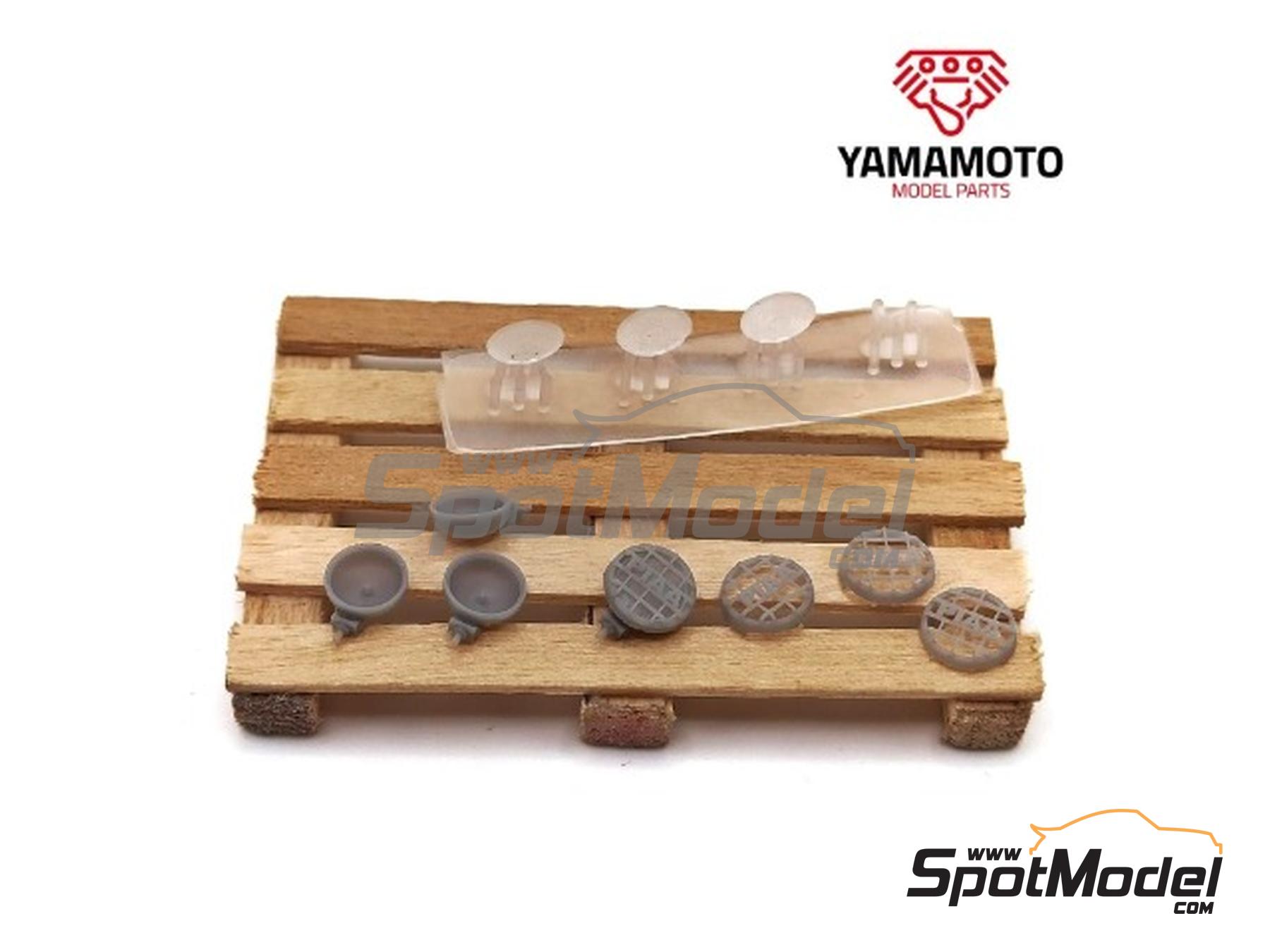 Image 3: Fog Lamps PIAA type | Lights in 1/24 scale manufactured by Yamamoto Model Parts (ref.&nbsp;YMPTUN101)