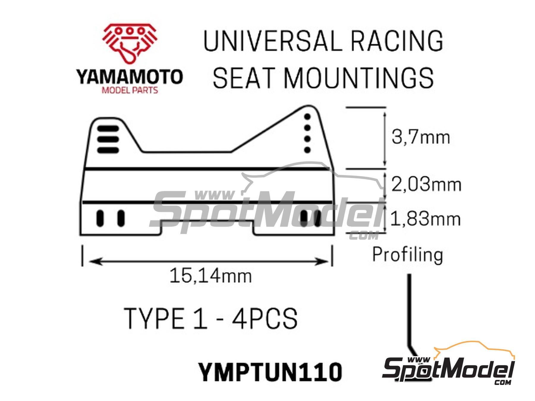 Yamamoto Model Parts YMPTUN110: Photo-etched parts 1/24 scale ...