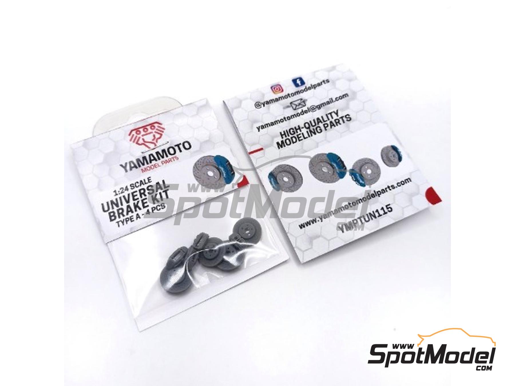 Image 8: Universal brakes - Type A | Brakes in 1/24 scale manufactured by Yamamoto Model Parts (ref. YMPTUN115)