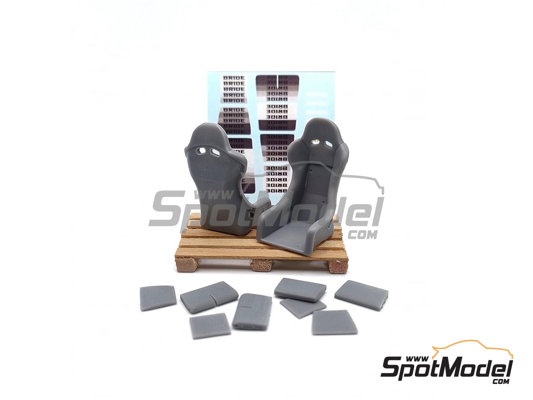 Image 2: Bride Zeta III | Seat in 1/24 scale manufactured by Yamamoto Model Parts (ref.&nbsp;YMPTUN119)