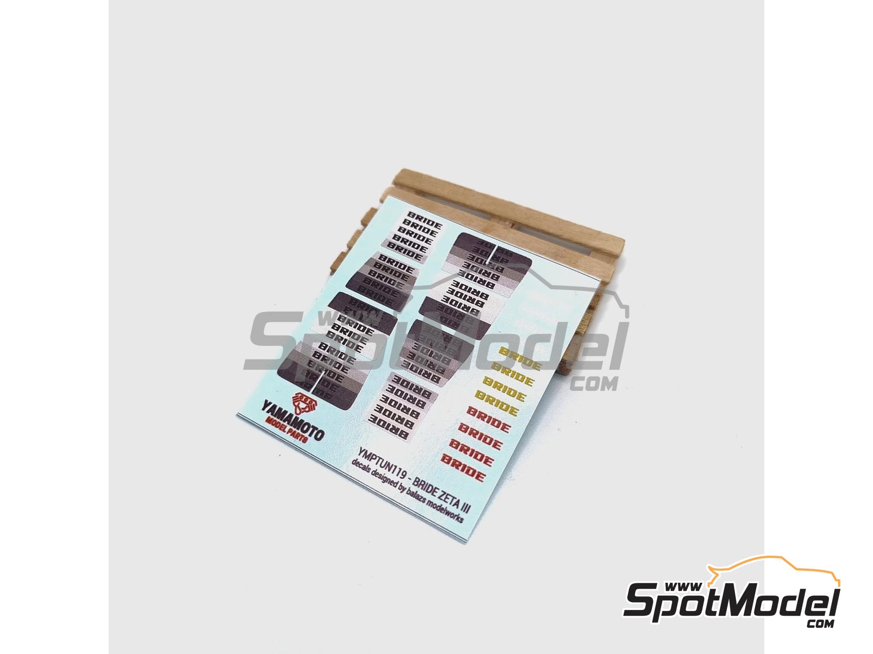 Image 4: Bride Zeta III | Seat in 1/24 scale manufactured by Yamamoto Model Parts (ref.&nbsp;YMPTUN119)