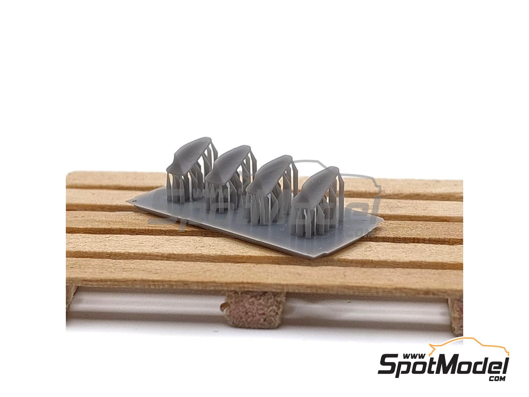 Image 1: Car Antenna Type 3 | Antenna in 1/24 scale manufactured by Yamamoto Model Parts (ref.&nbsp;YMPTUN123)