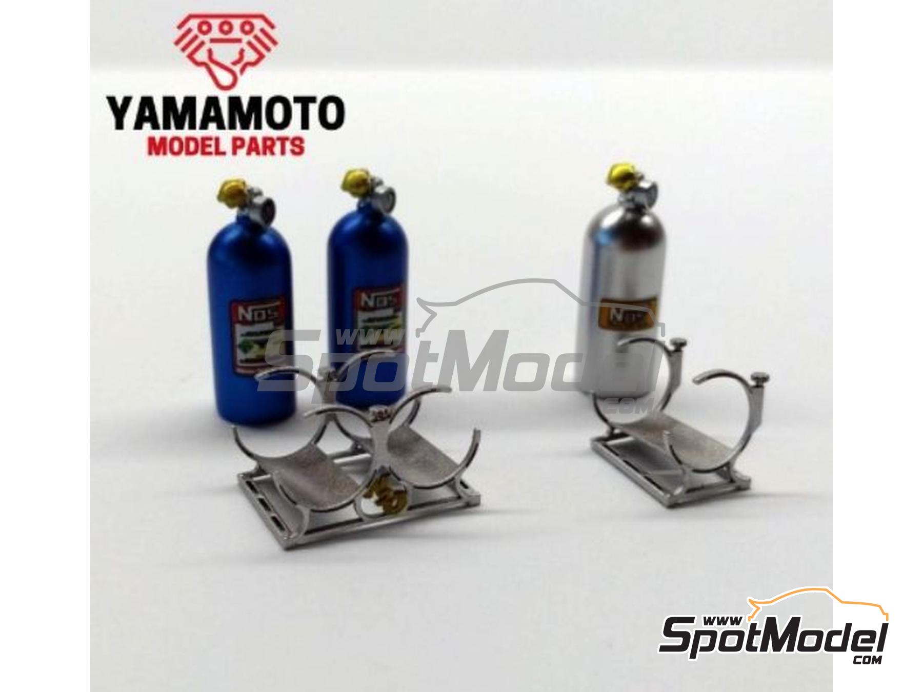 Image 4: Double nitro bottle bracket | Detail in 1/24 scale manufactured by Yamamoto Model Parts (ref.&nbsp;YMPTUN146)