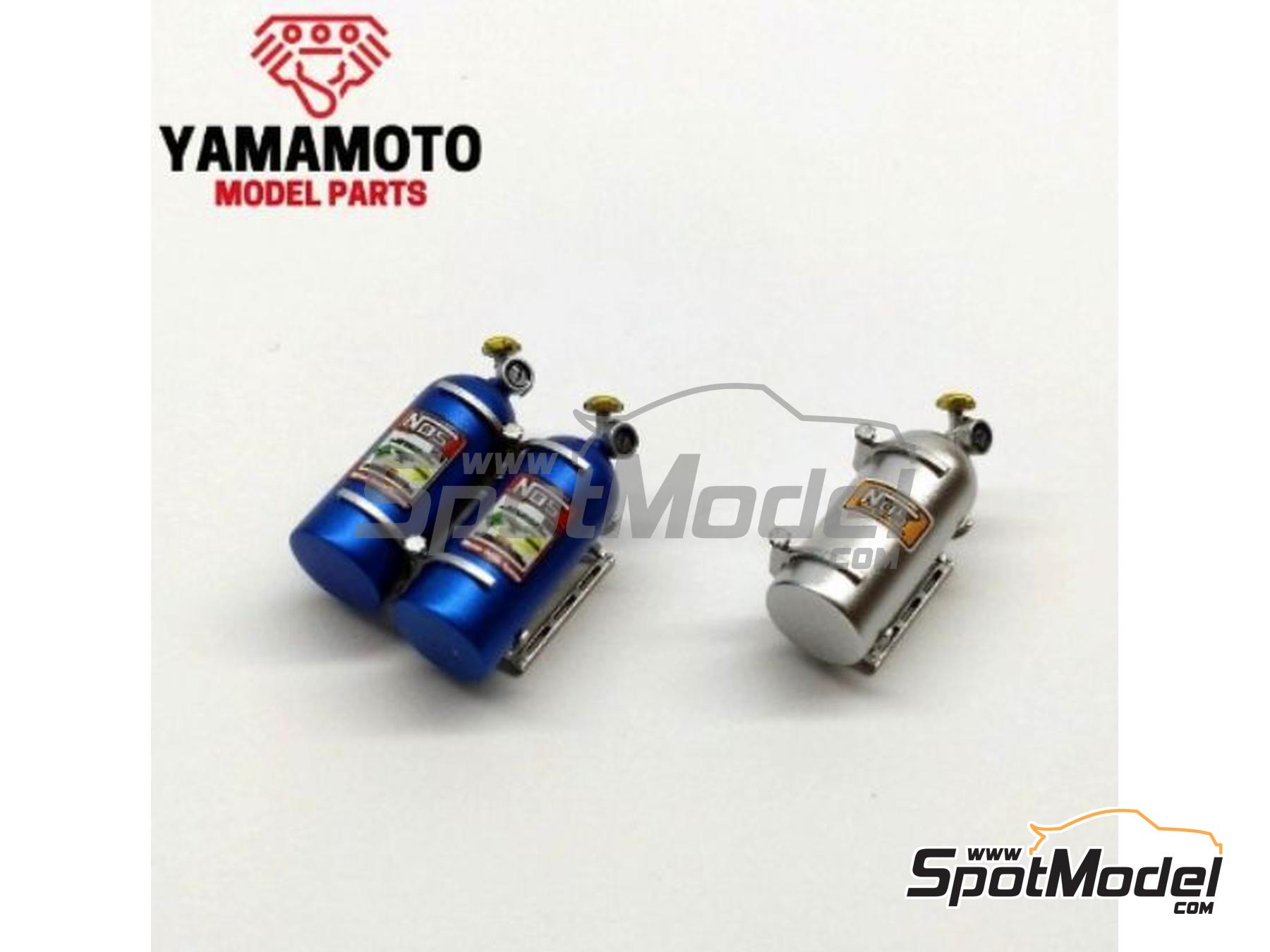 Image 6: Double nitro bottle bracket | Detail in 1/24 scale manufactured by Yamamoto Model Parts (ref.&nbsp;YMPTUN146)