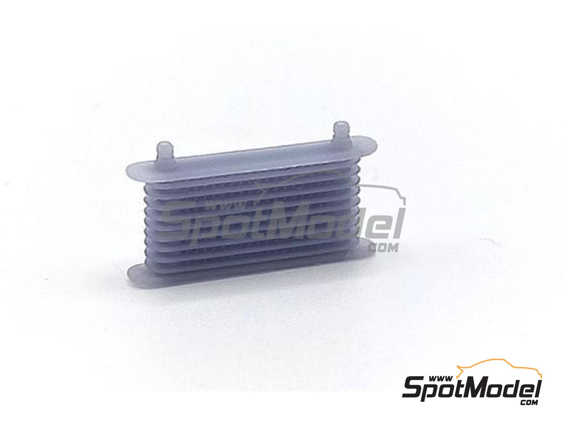 Image 1: Enfriador de aceite grande | Detalle en escala&nbsp;1/24 fabricado por Yamamoto Model Parts (ref.&nbsp;YMPTUN17)