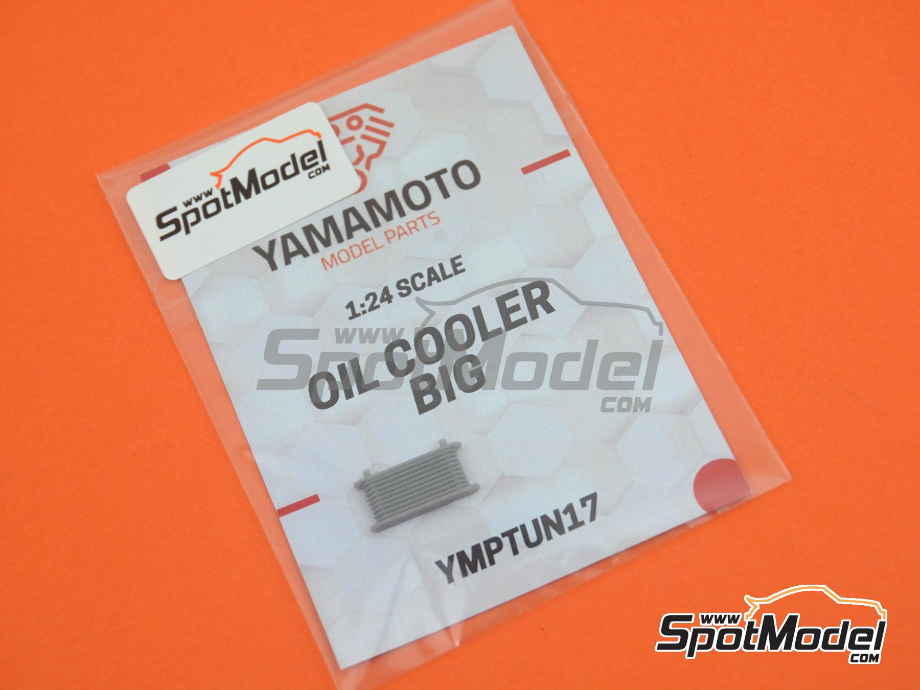 Image 3: Enfriador de aceite grande | Detalle en escala&nbsp;1/24 fabricado por Yamamoto Model Parts (ref.&nbsp;YMPTUN17)