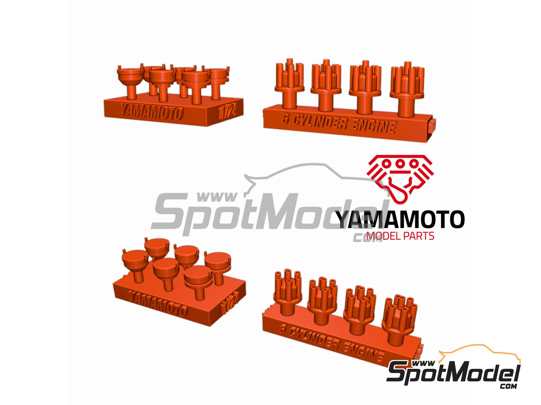 Image 2: Distributors for 6 cylinder engines | Detail in 1/24 scale manufactured by Yamamoto Model Parts (ref. YMPTUN71)