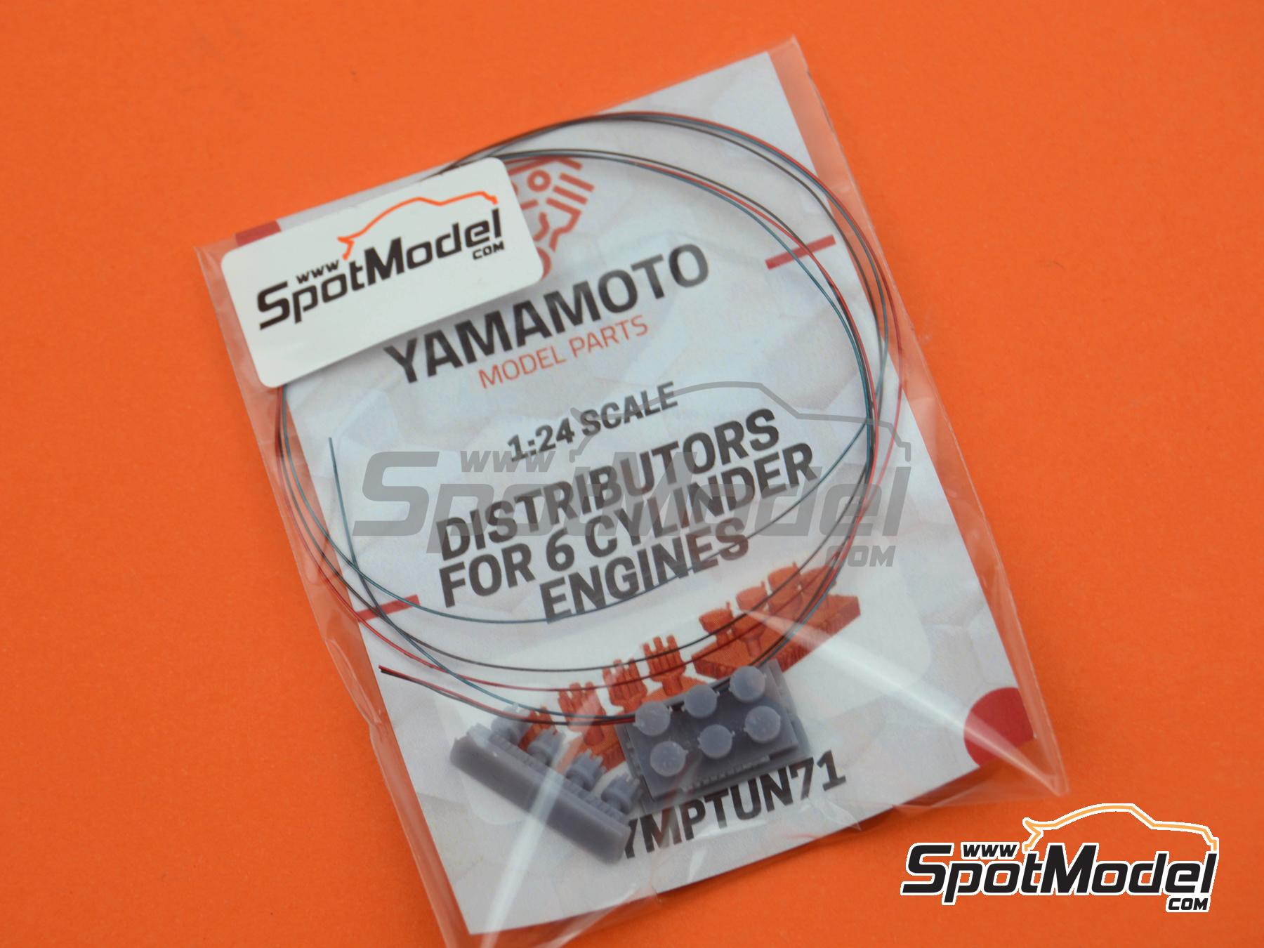 Image 3: Distributors for 6 cylinder engines | Detail in 1/24 scale manufactured by Yamamoto Model Parts (ref. YMPTUN71)