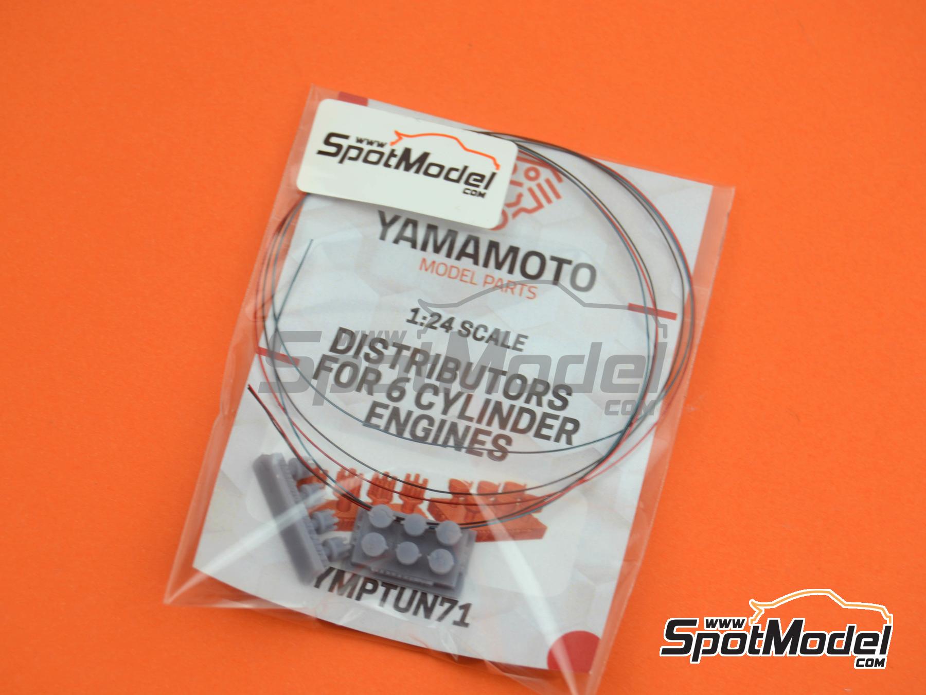 Image 4: Distributors for 6 cylinder engines | Detail in 1/24 scale manufactured by Yamamoto Model Parts (ref. YMPTUN71)