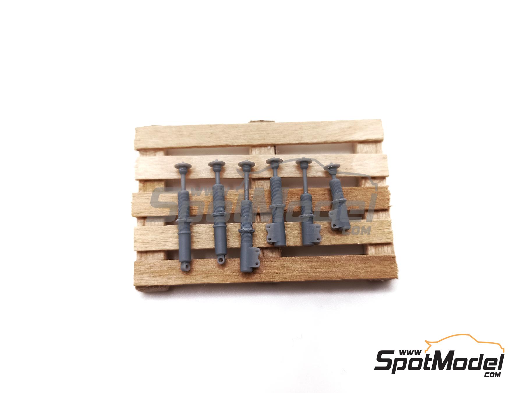 Image 1: Amortiguadores deportivos | Detalle en escala&nbsp;1/24 fabricado por Yamamoto Model Parts (ref.&nbsp;YMPTUN79)