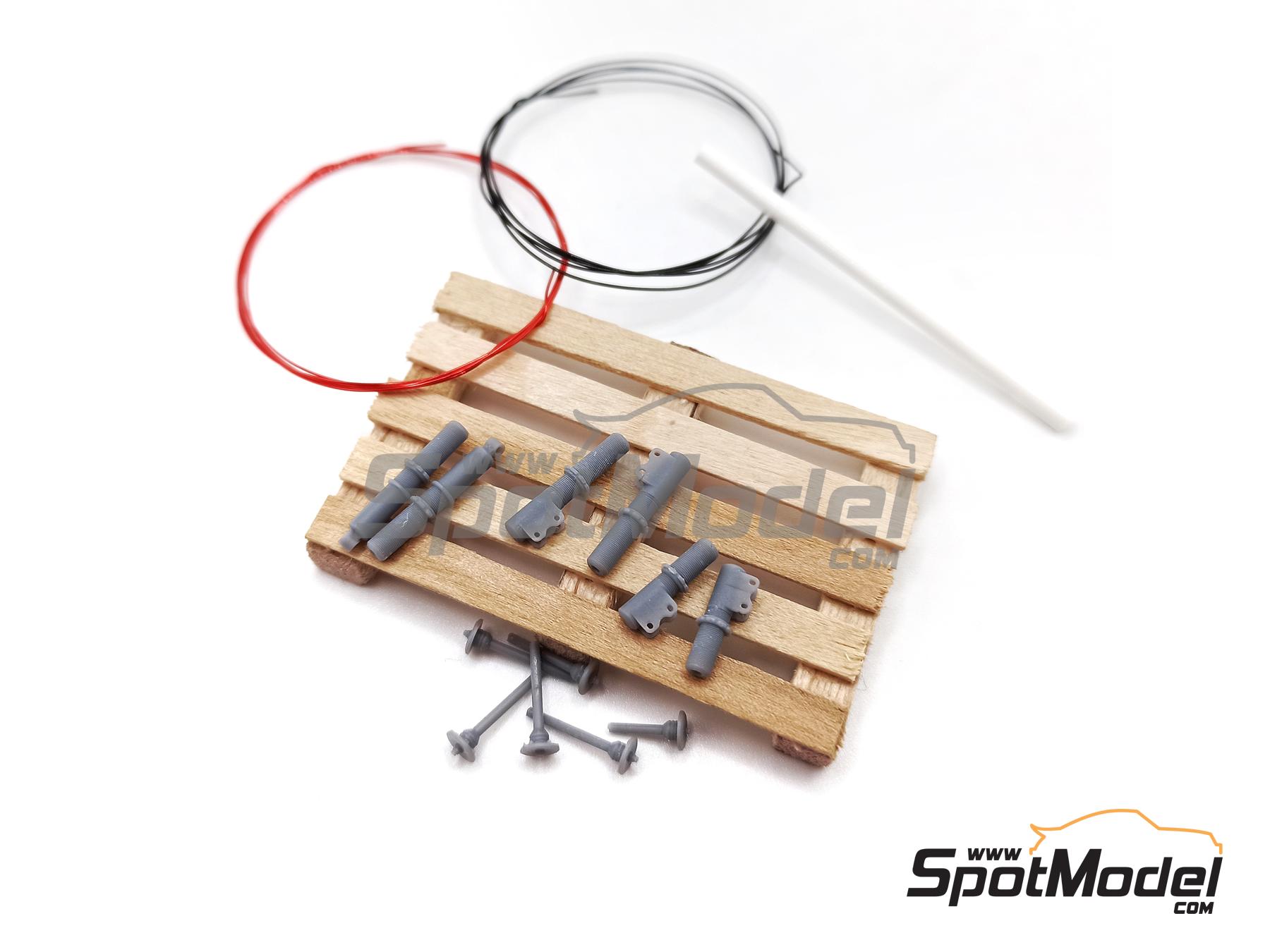 Image 2: Amortiguadores deportivos | Detalle en escala&nbsp;1/24 fabricado por Yamamoto Model Parts (ref.&nbsp;YMPTUN79)