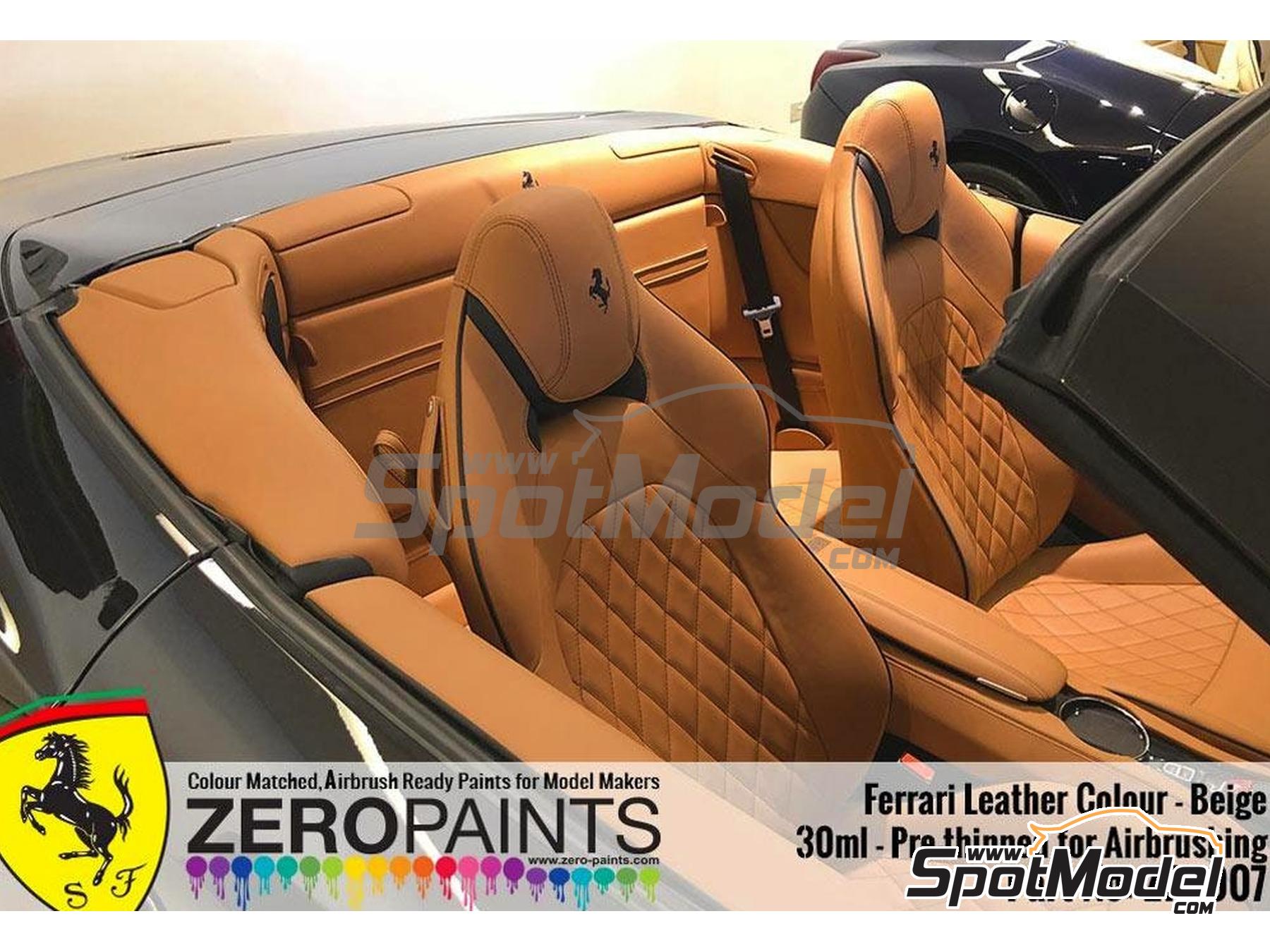 Image 1: Cuero Ferrari Beige - 1 x 30ml | Pintura para aer&oacute;grafo fabricado por Zero Paints (ref.&nbsp;ZP-1007-30-8494-03, tambien ZP-1007/30-8494-03)