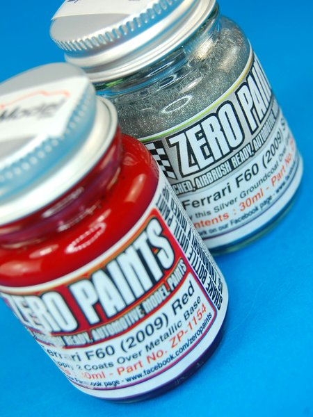 Zero Paints ZP-1007-321: Paint for airbrush Ferrari Rosso Fiorano Metallic  Red Code: 321 1 x 60ml for Airbrush (ref. ZP-1007-321)