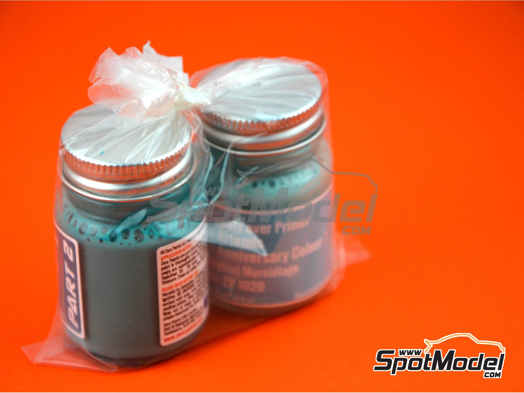 Image 1: Lamborghini Verde Artemis 40th Anniversary Colour - 2 x 30ml | Paints set for airbrush manufactured by Zero Paints (ref. ZP-1020-ARTEMIS)