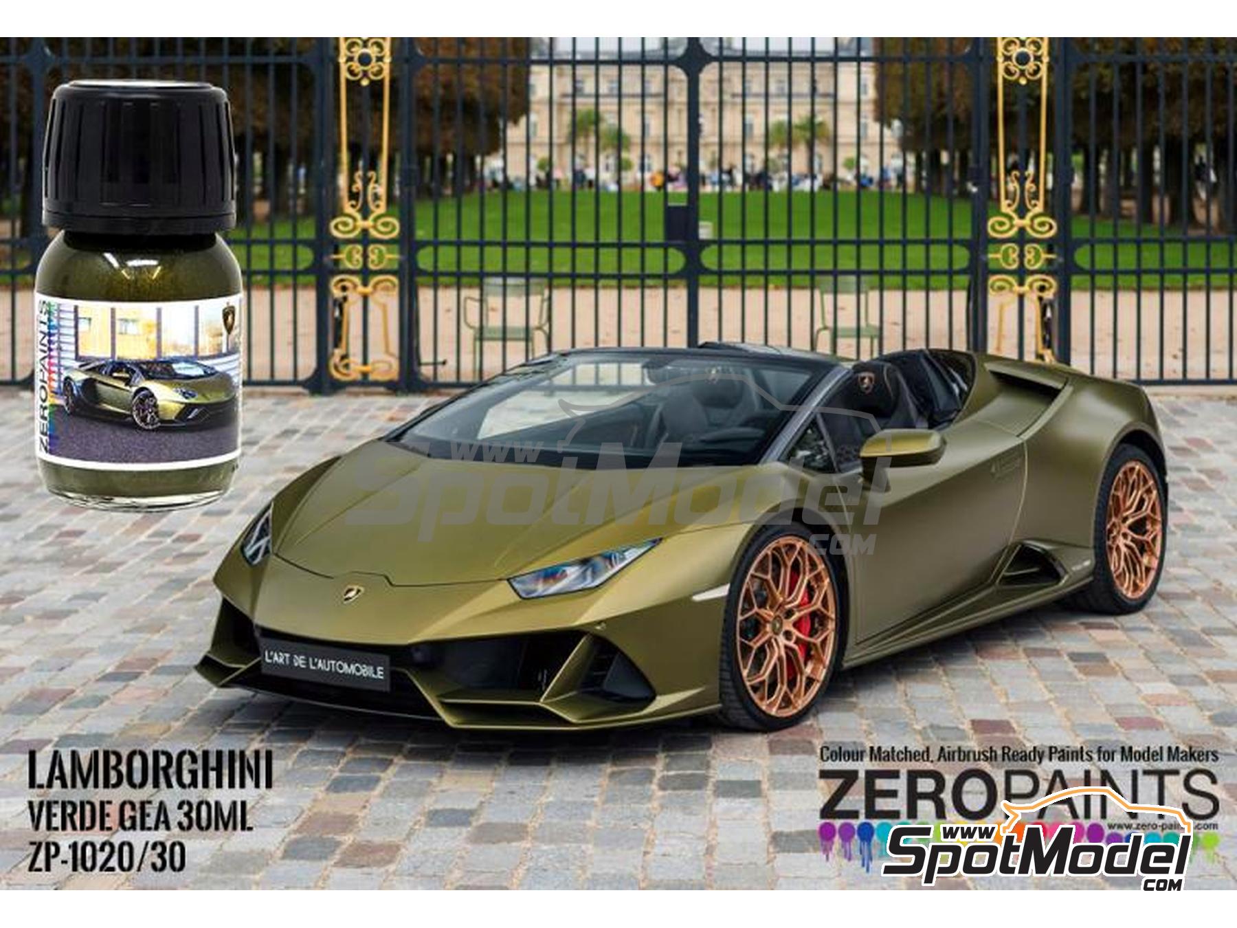 Image 1: Verde Gea - Lamborghini - Gea Green - 1 x 30ml | Paint for airbrush manufactured by Zero Paints (ref.&nbsp;ZP-1020-GEA-30, also ZP-1020-GEA/30)