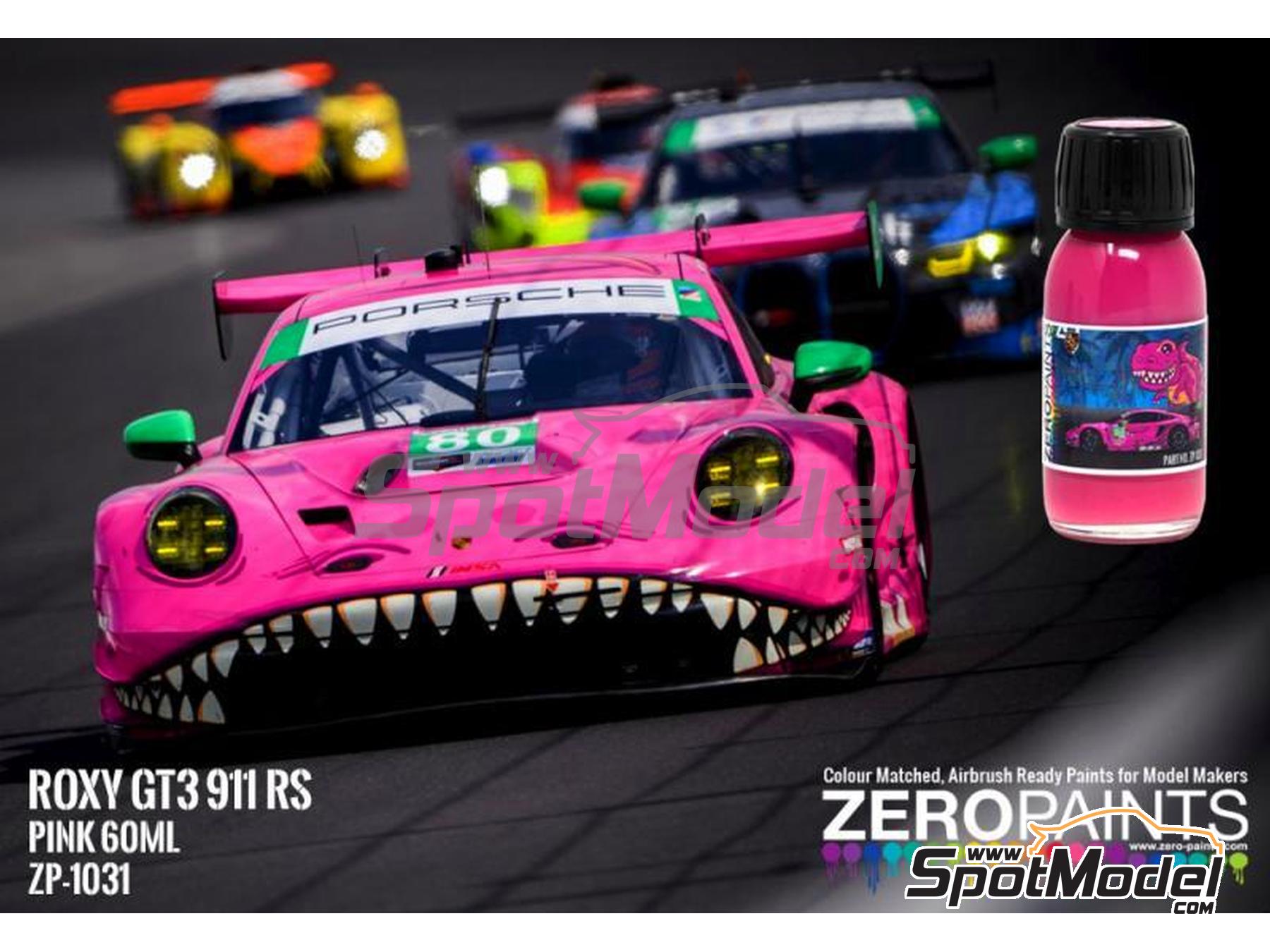 Image 1: Pink Porsche 911 GT3R Roxy (GT3R Rawr) - 1 x 60ml | Paint for airbrush manufactured by Zero Paints (ref.&nbsp;ZP-1031-ROXY)