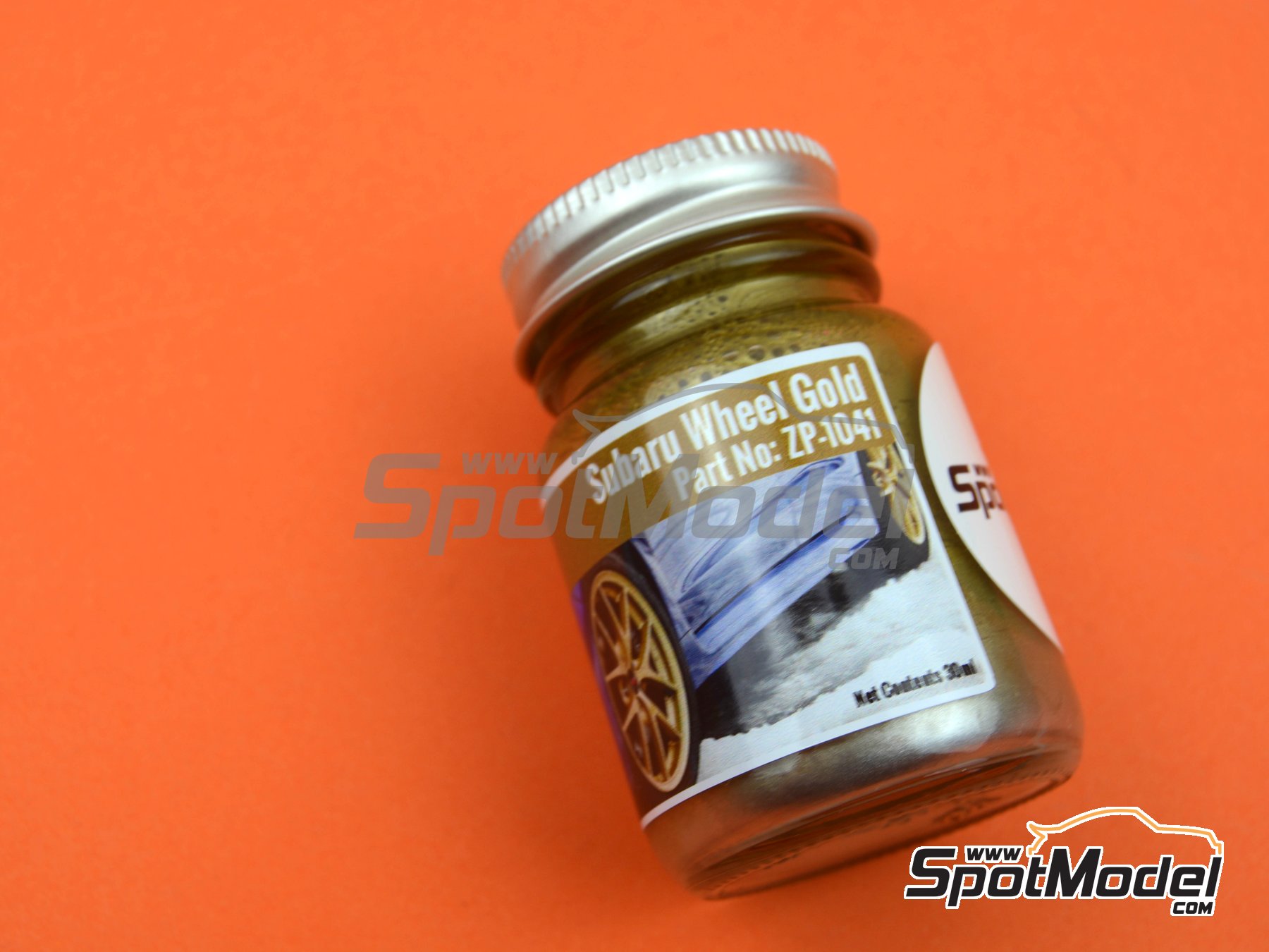 Image 1: Dorado para llantas Subaru - 1 x 30ml | Pintura para aer&oacute;grafo fabricado por Zero Paints (ref.&nbsp;ZP-1041-GOLD)