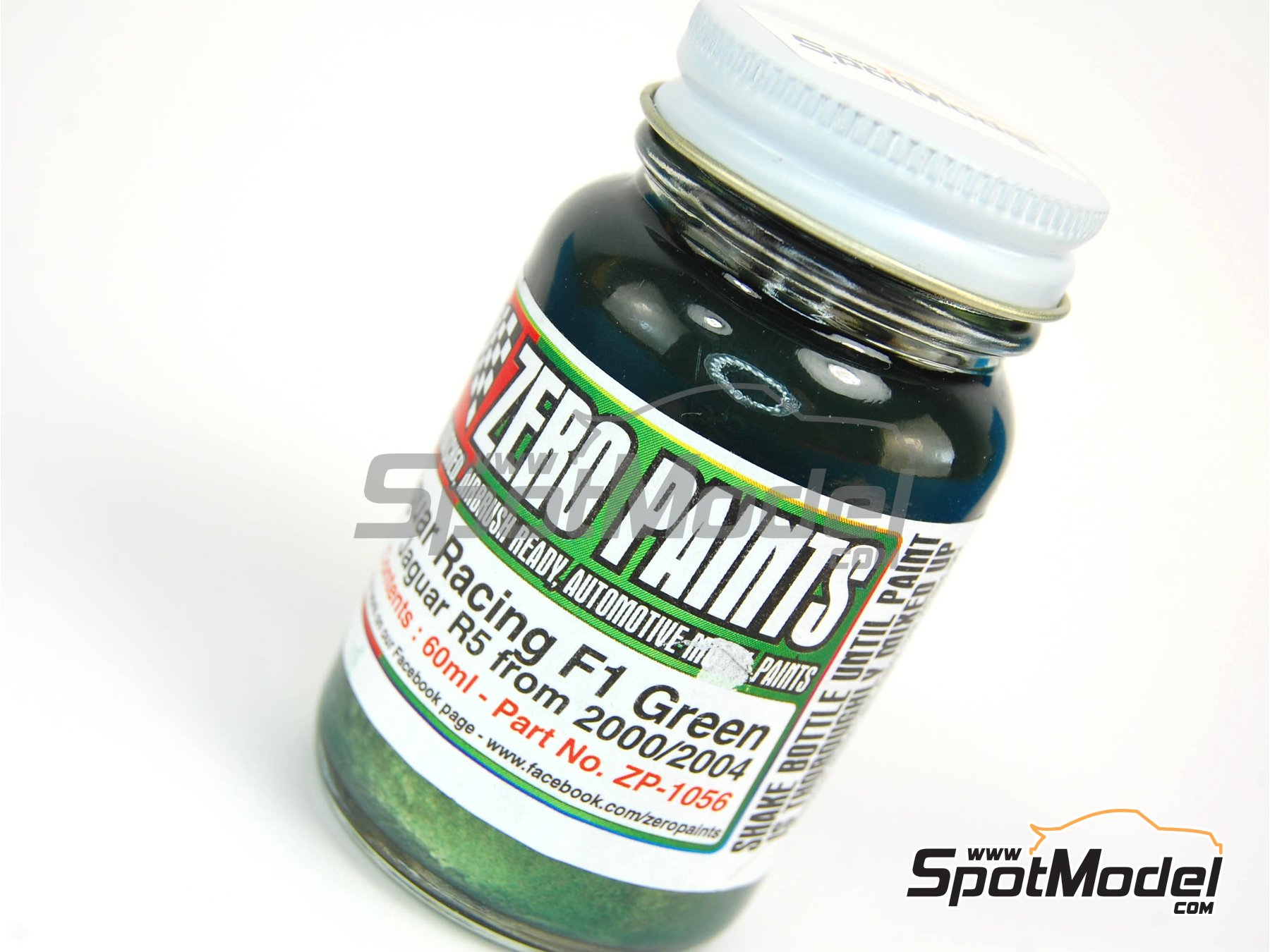 Image 1: Jaguar F1 Green - Verde - 1 x 60ml | Pintura para aer&oacute;grafo fabricado por Zero Paints (ref.&nbsp;ZP-1056)