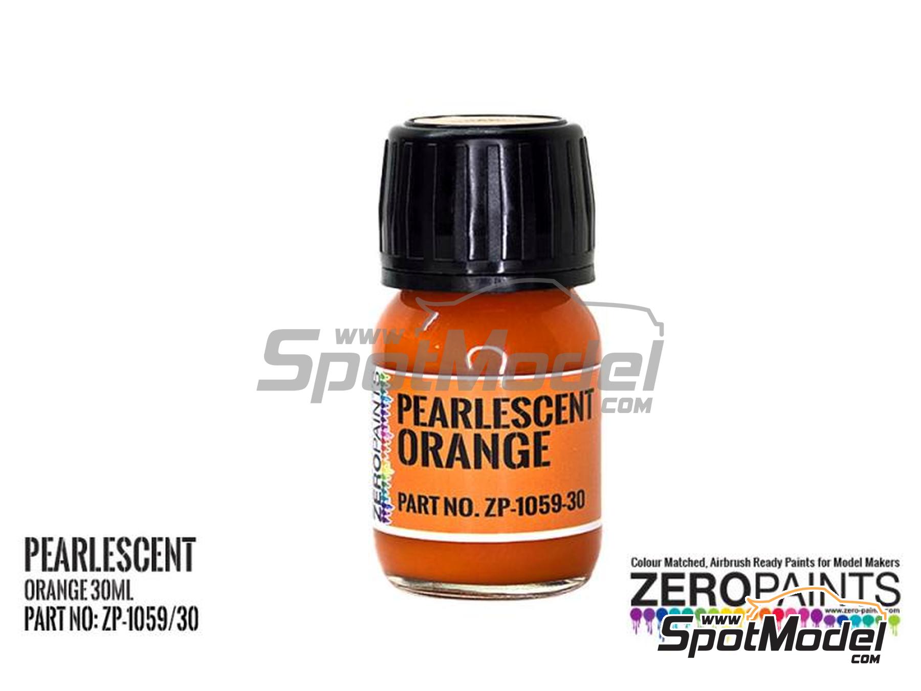 Image 1: Naranja perlado - Pearlescent Orange - 1 x 30ml | Pintura para aer&oacute;grafo fabricado por Zero Paints (ref.&nbsp;ZP-1059-30, tambien ZP-1059/30)
