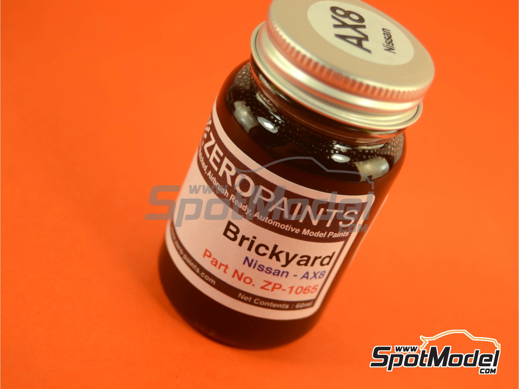 Image 1: Nissan Brickyard  - Code: AX8 - 1 x 60ml | Paint for airbrush manufactured by Zero Paints (ref. ZP-1065-AX8)