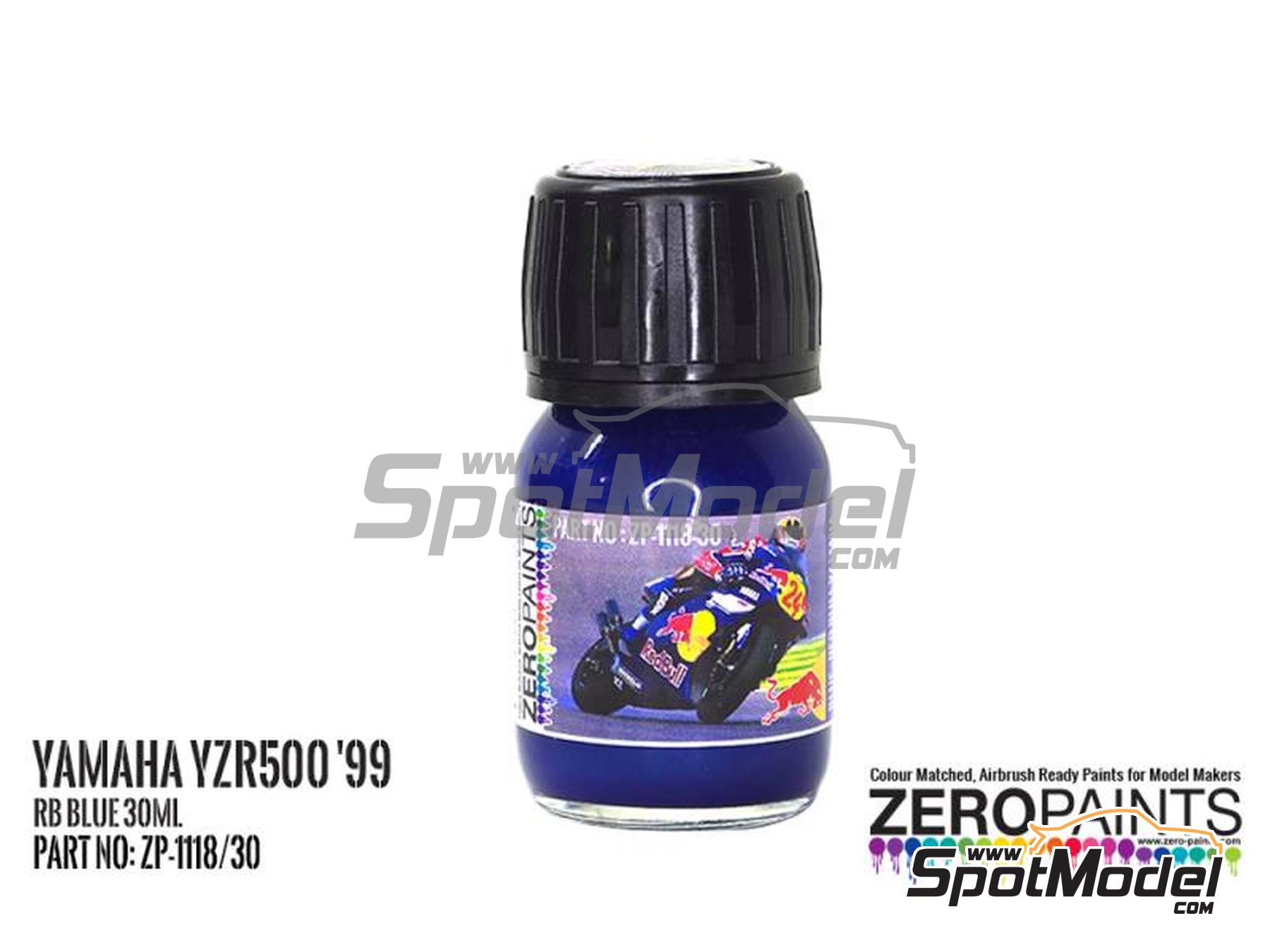 Image 1: Yamaha YZR500 '99 Mica Blue RB - 1 x 30ml | Paint for airbrush manufactured by Zero Paints (ref. ZP-1118-30, also ZP-1118/30)