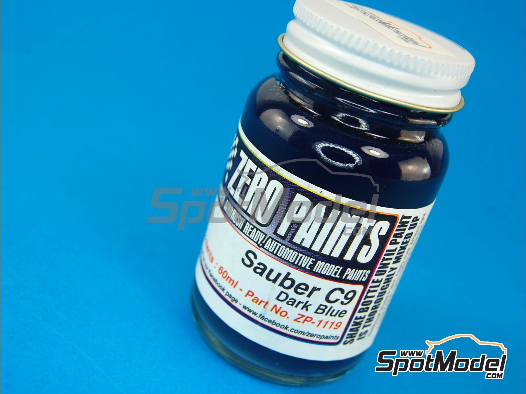 Image 1: Sauber C9 - Dark Blue - 1 x 60ml | Paint for airbrush manufactured by Zero Paints (ref.&nbsp;ZP-1119)