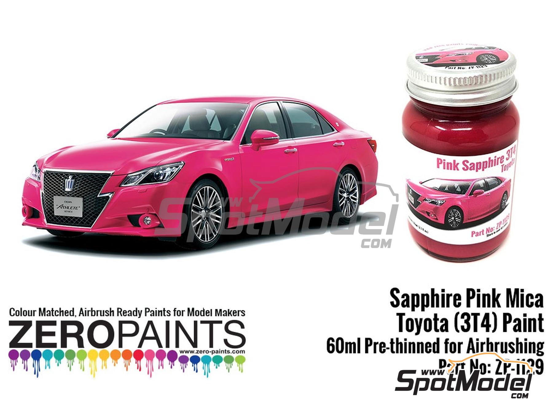 Image 1: Toyota Pink Shappire Mica - 1 x 60ml | Paint for airbrush manufactured by Zero Paints (ref.&nbsp;ZP-1129-3T4)