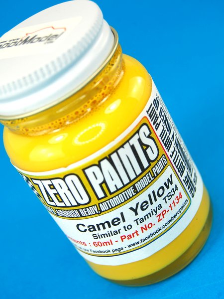 Zero Paints ZP-1134: Paint for airbrush Camel Yellow Similar to TS-34 1 x  60ml for Airbrush (ref. ZP-1134)