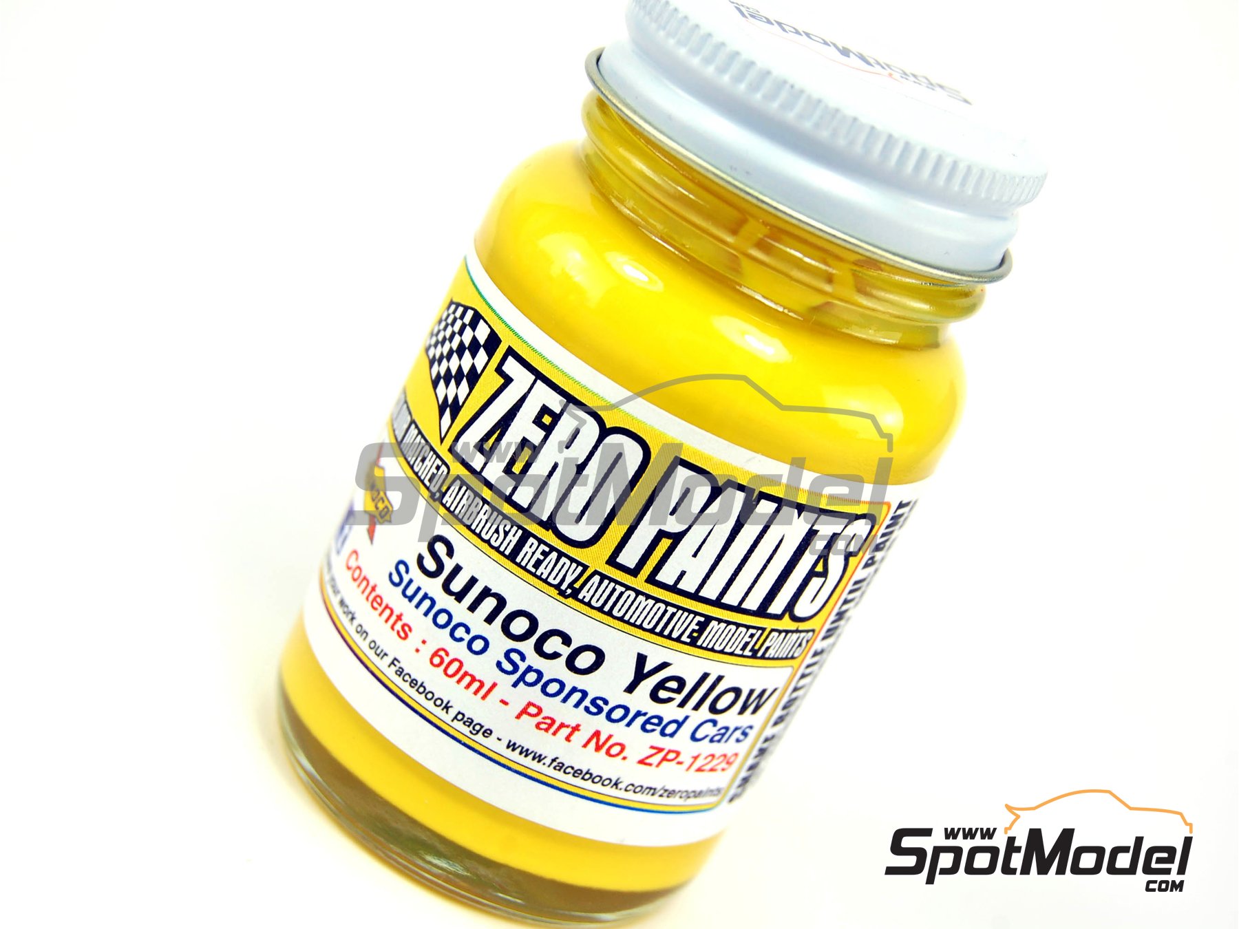 Image 1: Sunoco Yellow - 1 x 60ml | Paint for airbrush manufactured by Zero Paints (ref.&nbsp;ZP-1229)