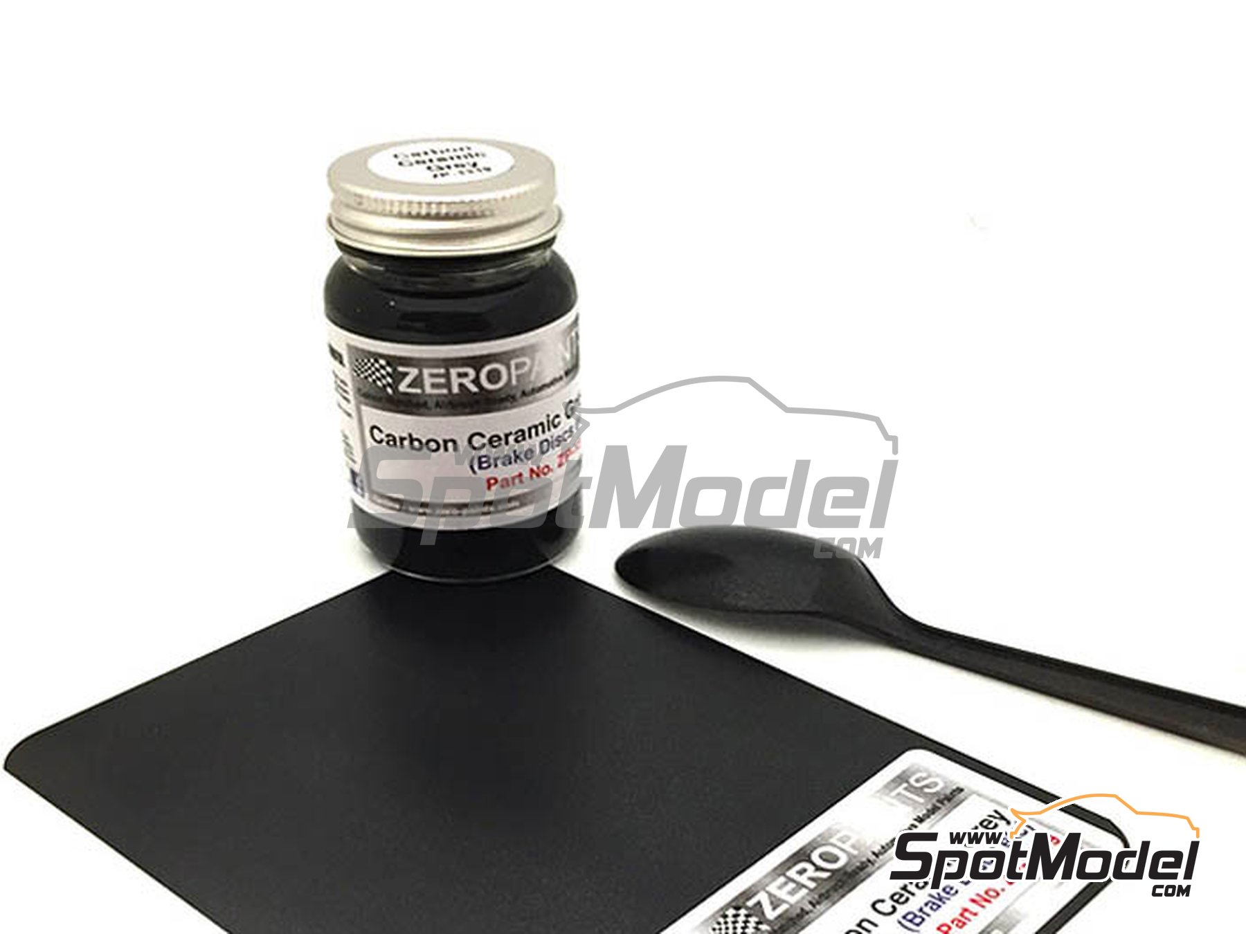 Image 1: Gris carbono cer&aacute;mico - Carbon Ceramic Grey - 1 x 60ml | Pintura para aer&oacute;grafo fabricado por Zero Paints (ref.&nbsp;ZP-1319)