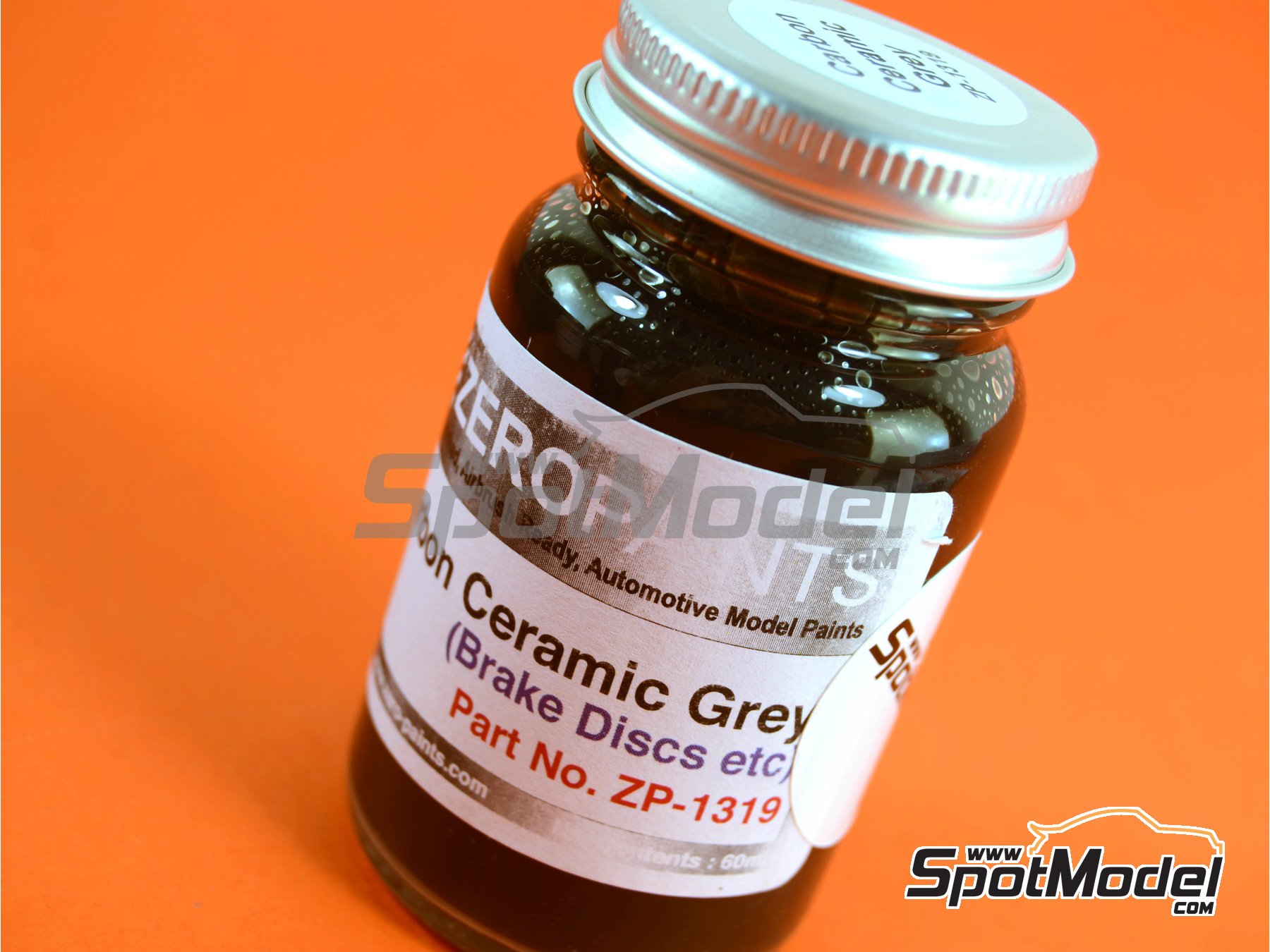 Image 5: Gris carbono cer&aacute;mico - Carbon Ceramic Grey - 1 x 60ml | Pintura para aer&oacute;grafo fabricado por Zero Paints (ref.&nbsp;ZP-1319)