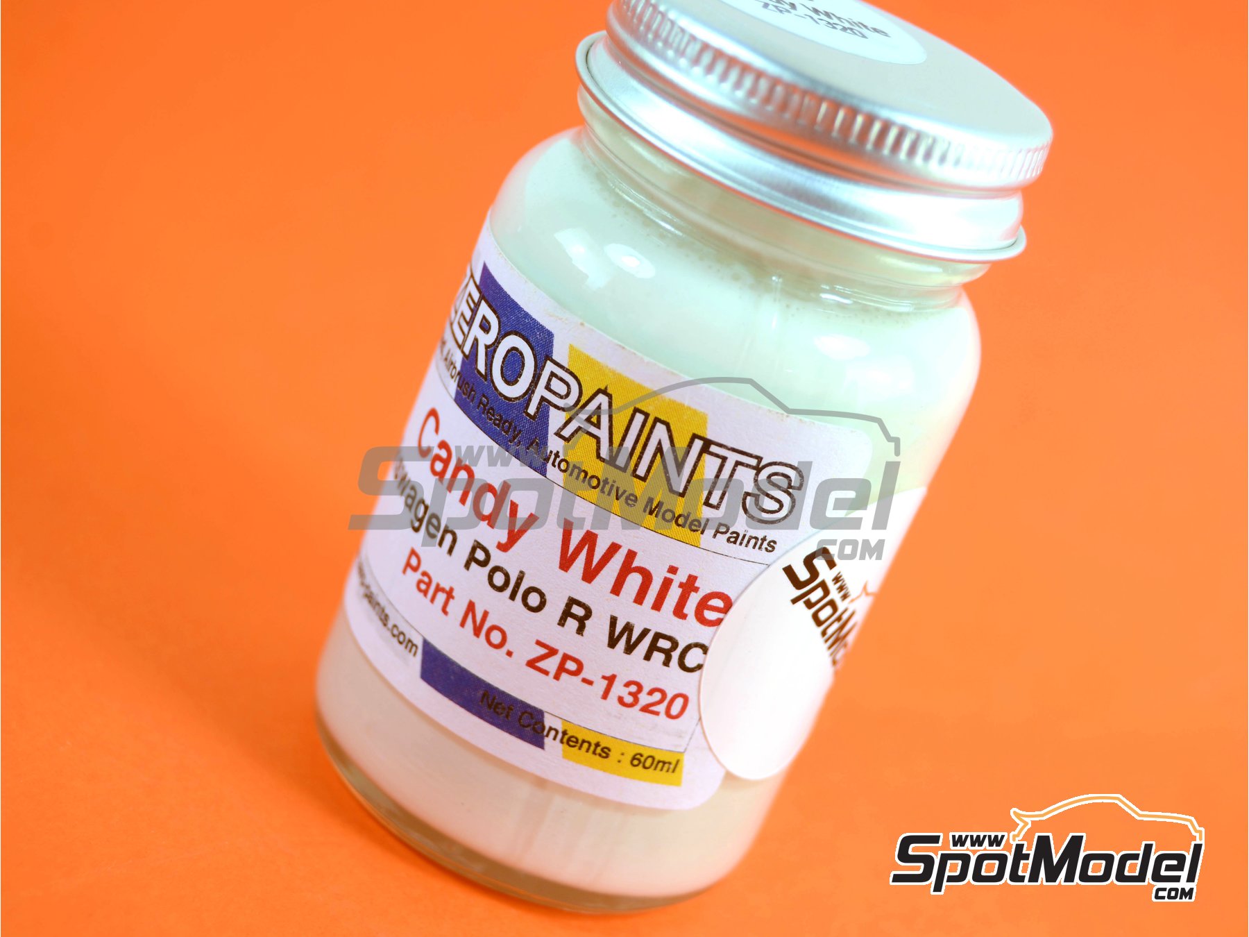 Image 2: Candy White - 1 x 60ml | Paint for airbrush manufactured by Zero Paints (ref.&nbsp;ZP-1320)