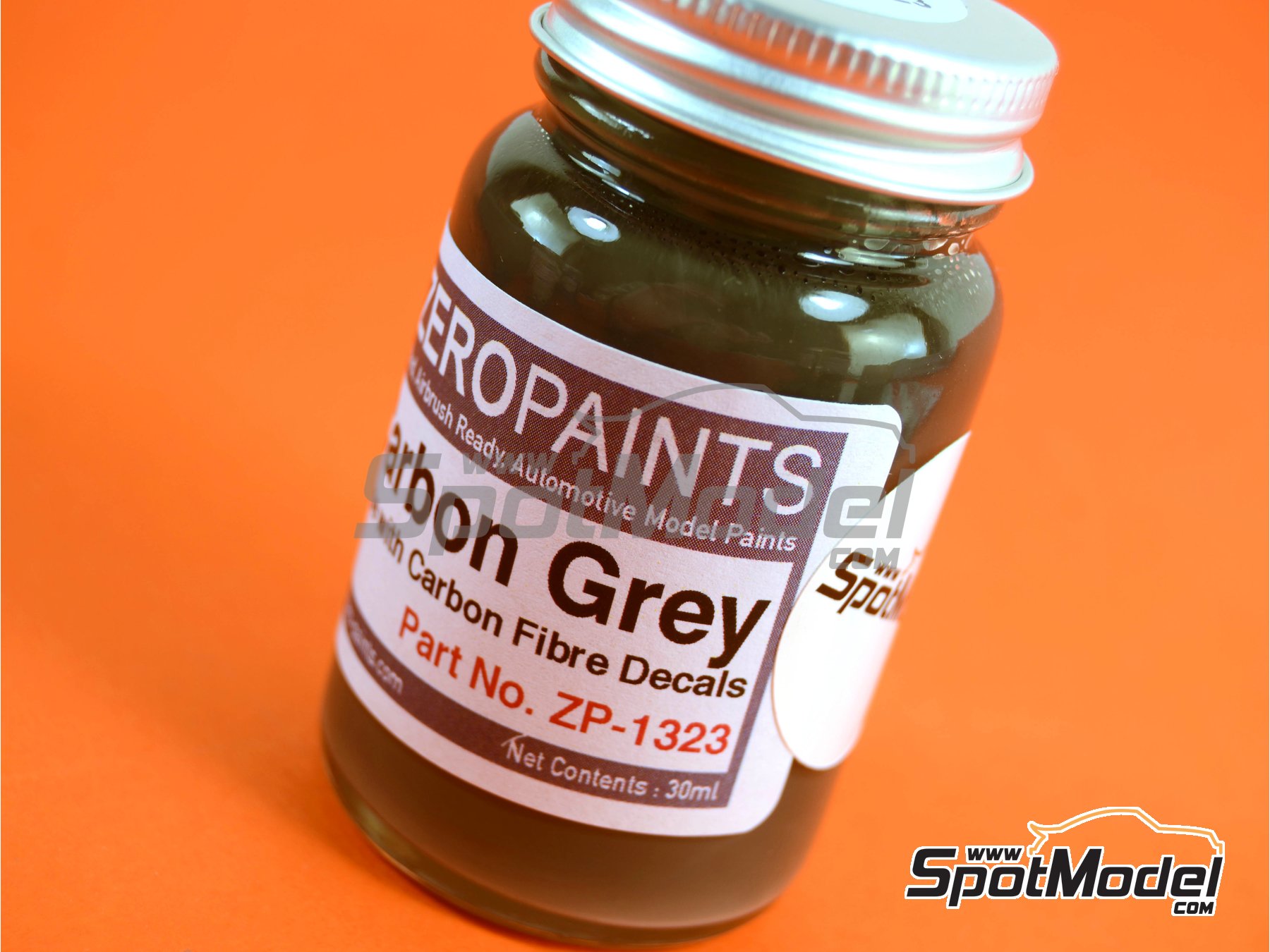 Image 4: Carbon Fibre Grey - 1 x 60ml | Paint for airbrush manufactured by Zero Paints (ref. ZP-1323)