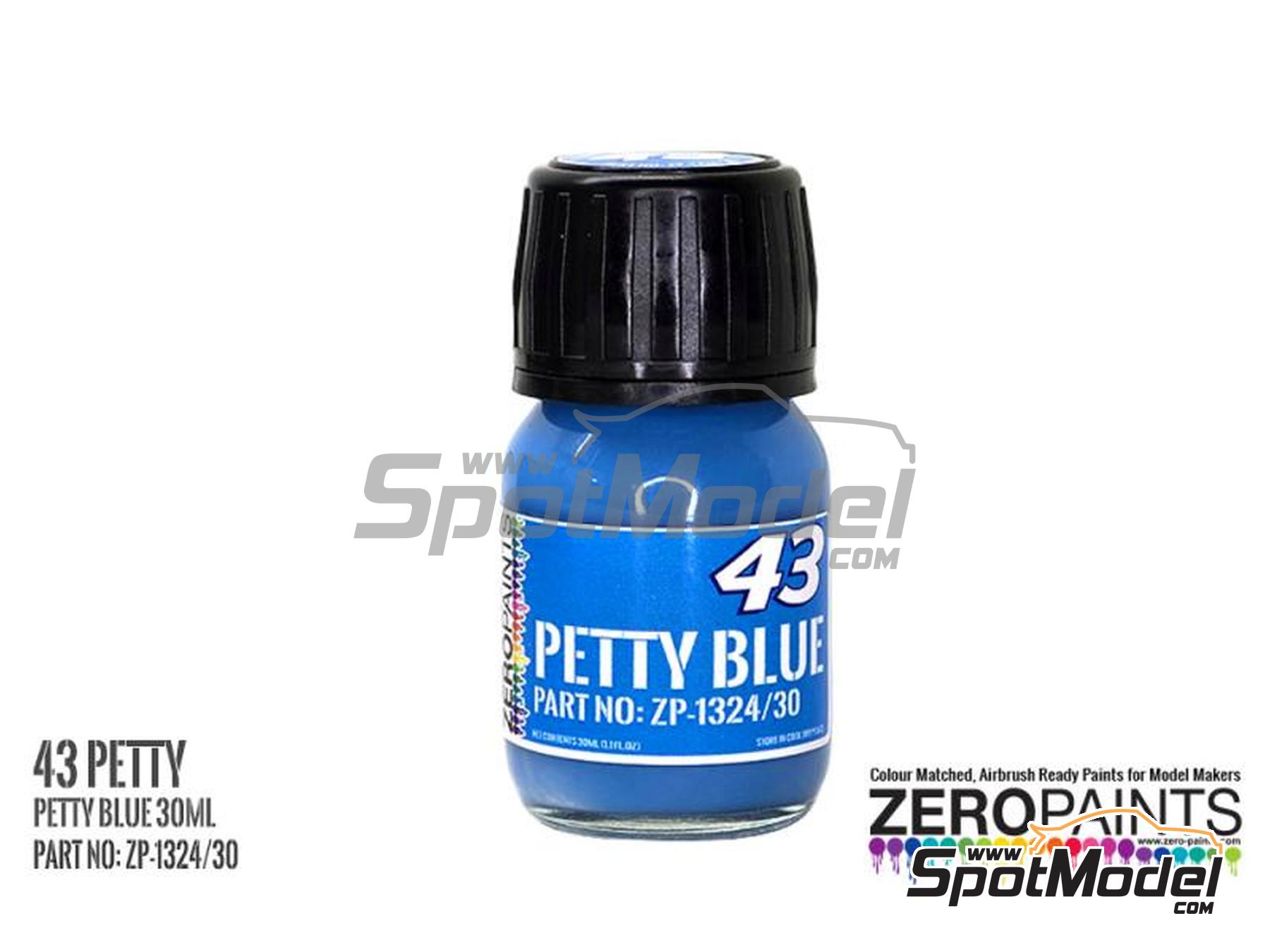 Image 1: Petty Blue - 1 x 30ml | Paint for airbrush manufactured by Zero Paints (ref.&nbsp;ZP-1324-30, also ZP-1324/30)