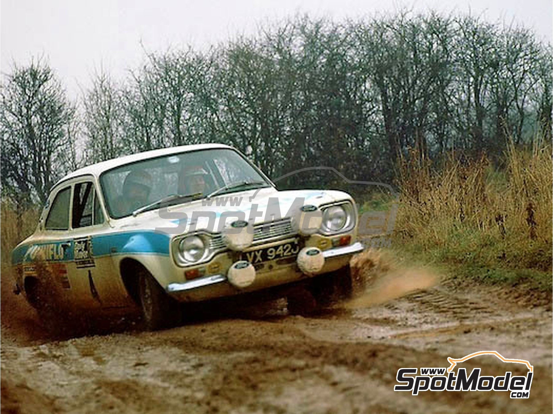 Image 2: Ford Diamond White - Great Britain RAC Rally 1972 - 1 x 60ml | Paint for airbrush manufactured by Zero Paints (ref.&nbsp;ZP-1332)