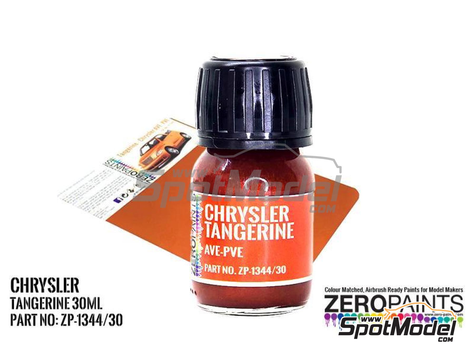 Image 1: Chrysler Tangerine - 1 x 30ml | Paint for airbrush manufactured by Zero Paints (ref.&nbsp;ZP-1344-30, also ZP-1344/30)