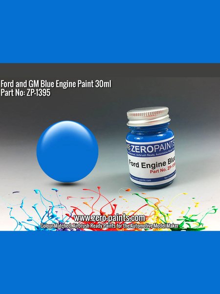 Ford and GM Blue Engine Paint 30ml, ZP-1395