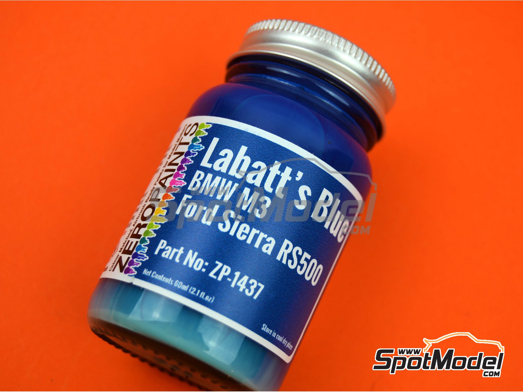 Image 1: Azul Labatt's Blue - Campeonato Inglés de Turismos - BTCC - 1 x 60ml | Pintura para aerógrafo fabricado por Zero Paints (ref. ZP-1437)